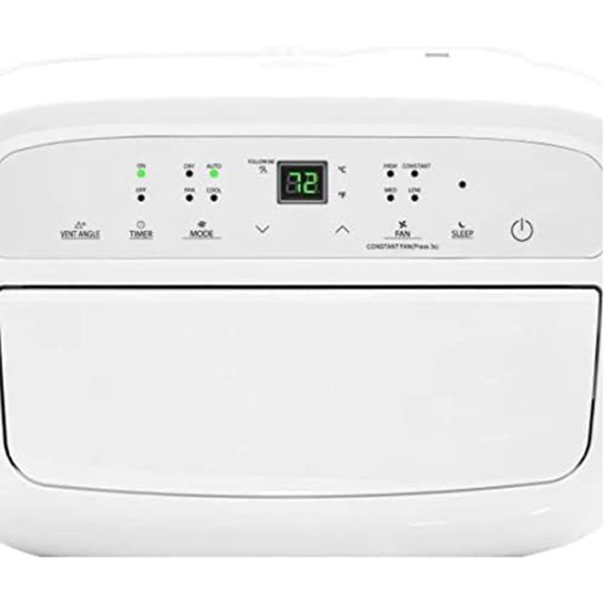Refurbished Toshiba 8,000 BTU 115V Portable AC Unit - Cools Rooms Up to 250 Sq Ft | Perfect for Bedrooms, Small Offices & Apartments