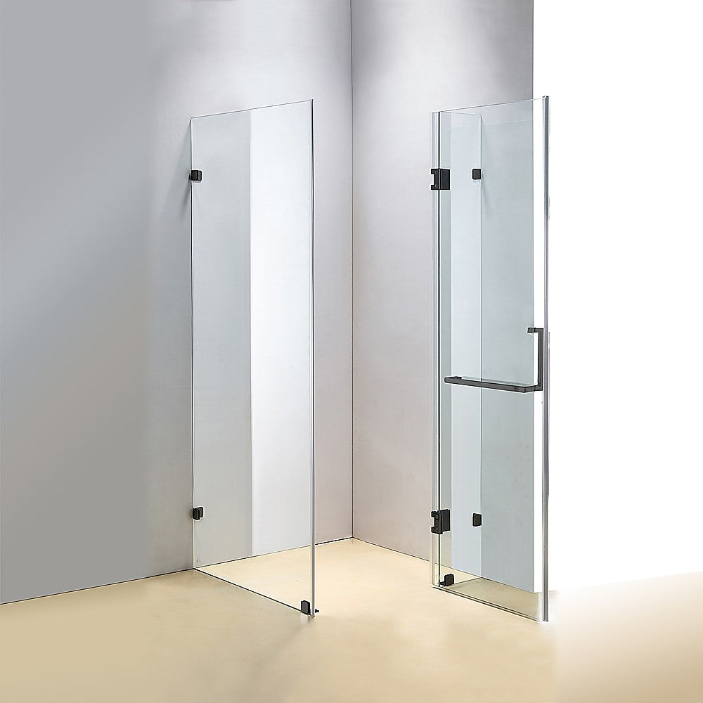 Frameless 10mm Glass Shower Screen 1000 x 800mm - Modern Bathroom Enclosure by Della Francesca - Perfect for Walk-in Showers and Spa-like Bathrooms
