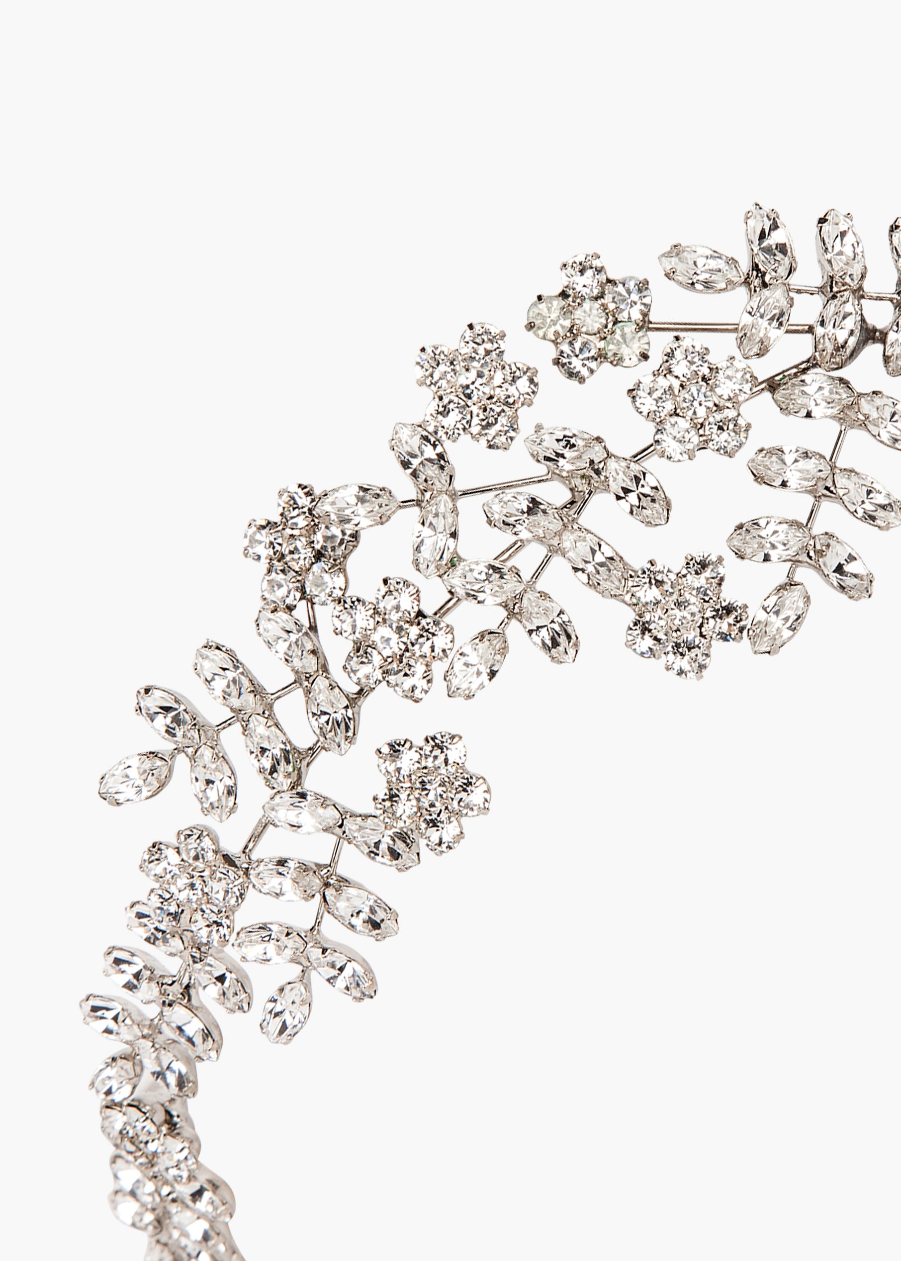 Izabella Crystal Circlet Headband - Elegant Rhinestone Hair Accessory for Women & Girls - Perfect for Weddings, Parties, and Special Occasions