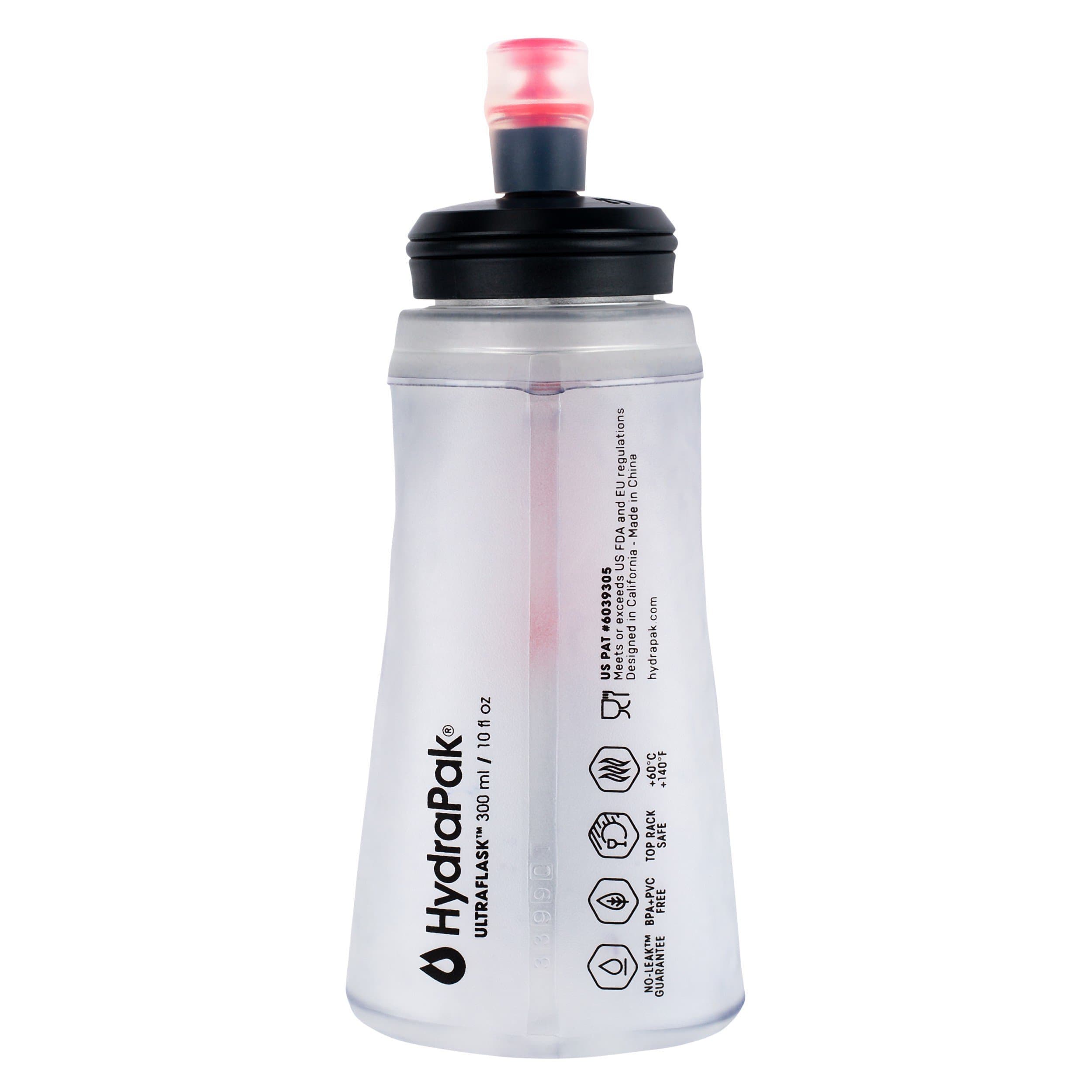 UltrAspire Softflask Collapsible Water Bottle - 300ml, 500ml, 800ml for Hiking, Running & Outdoor Adventures | BPA-Free Leakproof Hydration Flask