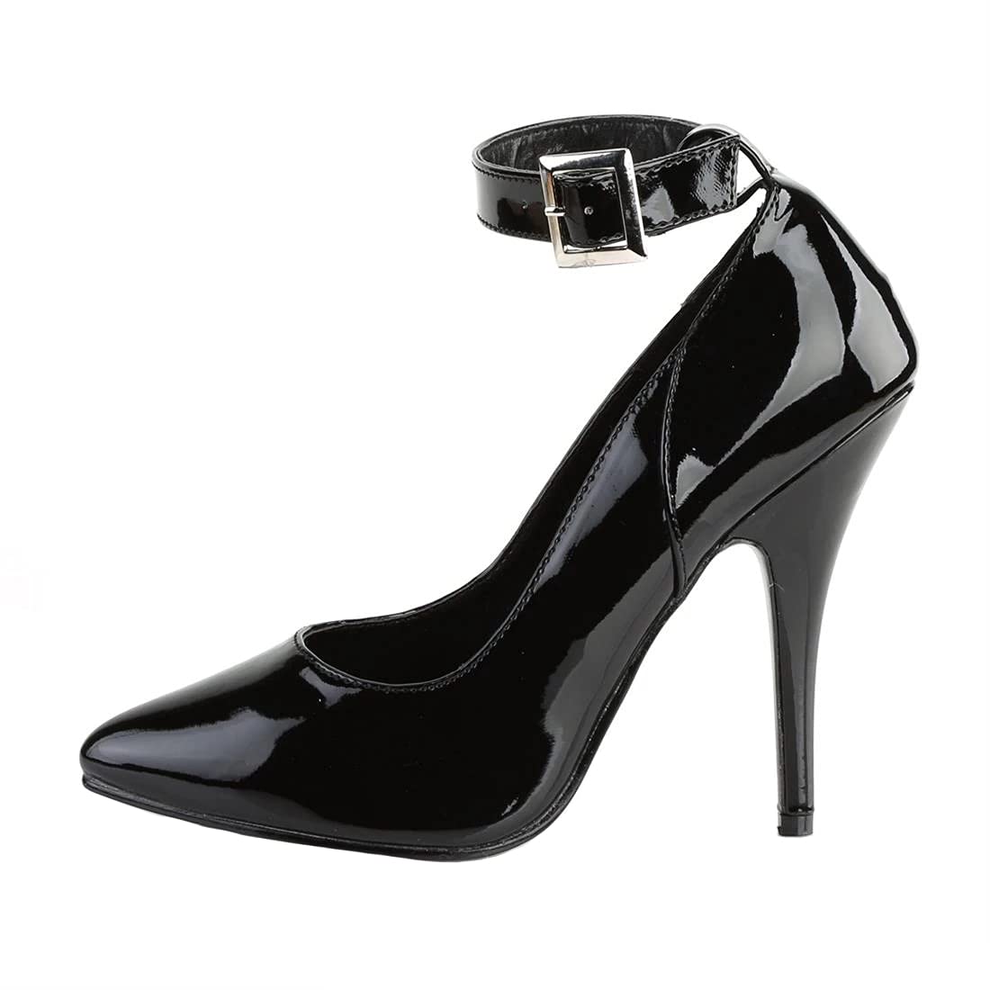Elegant Women's 13CM/5.12IN Stiletto High Heels - Pointed Toe Sexy Party Pumps for Wedding, Pole Dancing & Special Occasions (Black, Size 5) | Slip-On Court Shoes for Ladies