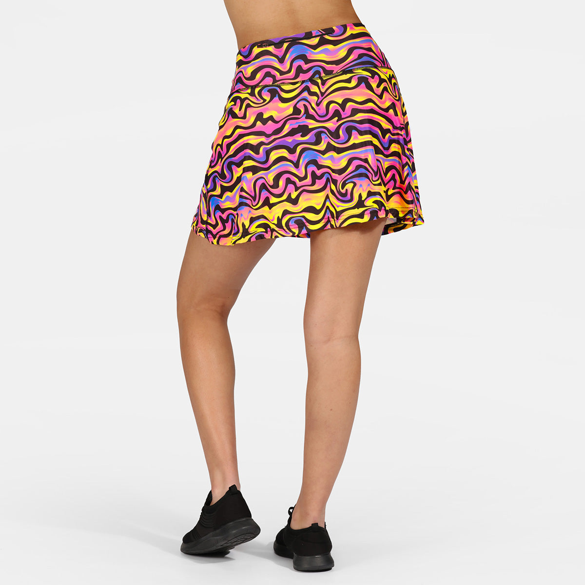 Coral Waves Skort - Women's Flowy Skirt Shorts Hybrid for Tennis, Golf & Summer Outfits | Comfortable & Stylish Activewear