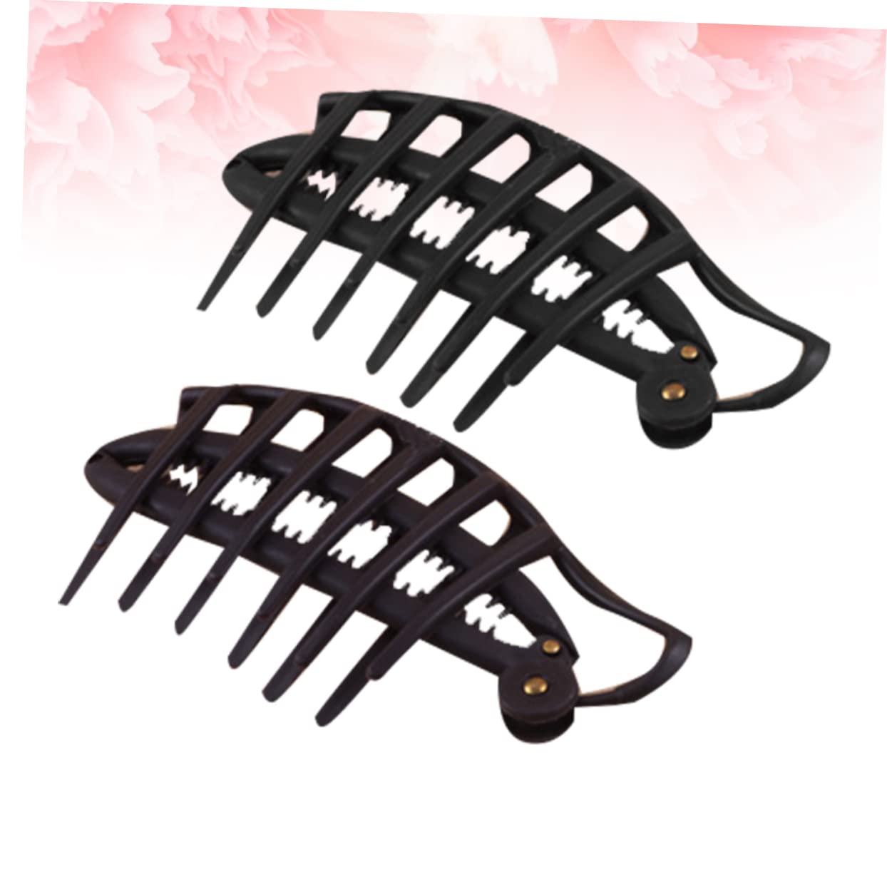 FOMIYES Hair Bun Maker Set of 2 - Hair Styling Disk & Ball Fork for Women & Girls - Perfect for Updos, Ponytails & Special Occasions
