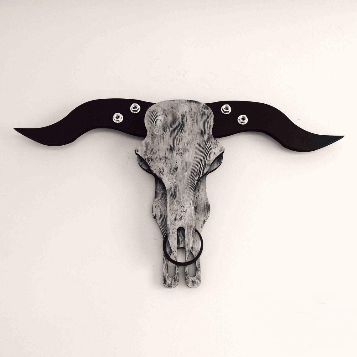 3D LED Wall Art Decor - Buffalo Head Light for Home, Farm, Bar, Office, Living Room, Hall, Vineyard & Cafe | Modern Interior Design Accent Lighting for Rustic & Contemporary Spaces