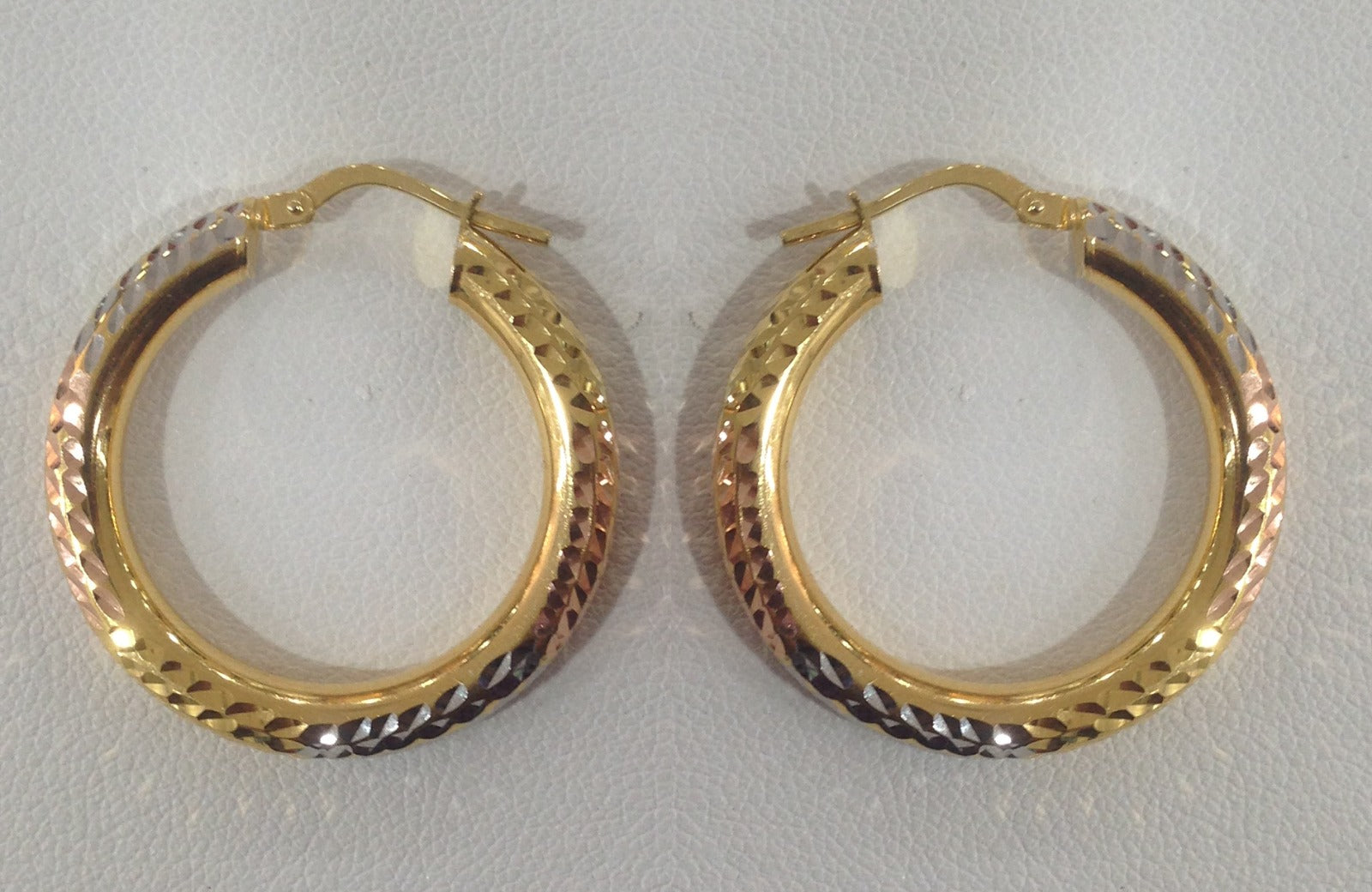 14K Gold Earrings for Women - Elegant Hoop Earrings with 27mm Diameter | Perfect for Parties, Weddings & Everyday Wear