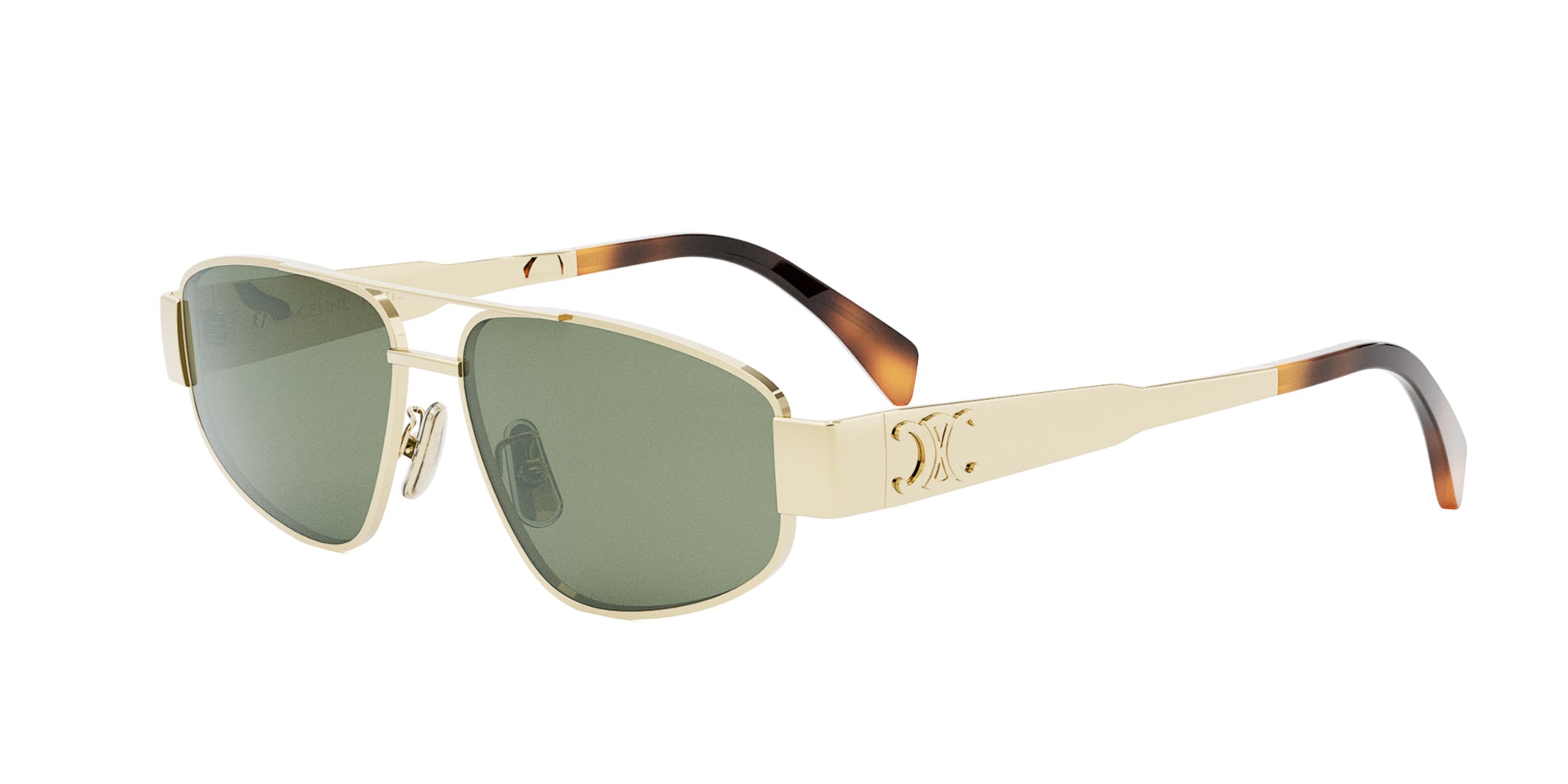 CELINE Metal Triomphe CL40281U Sunglasses - Luxury Designer Shades for Women - Perfect for Outdoor Activities & Fashion Statements