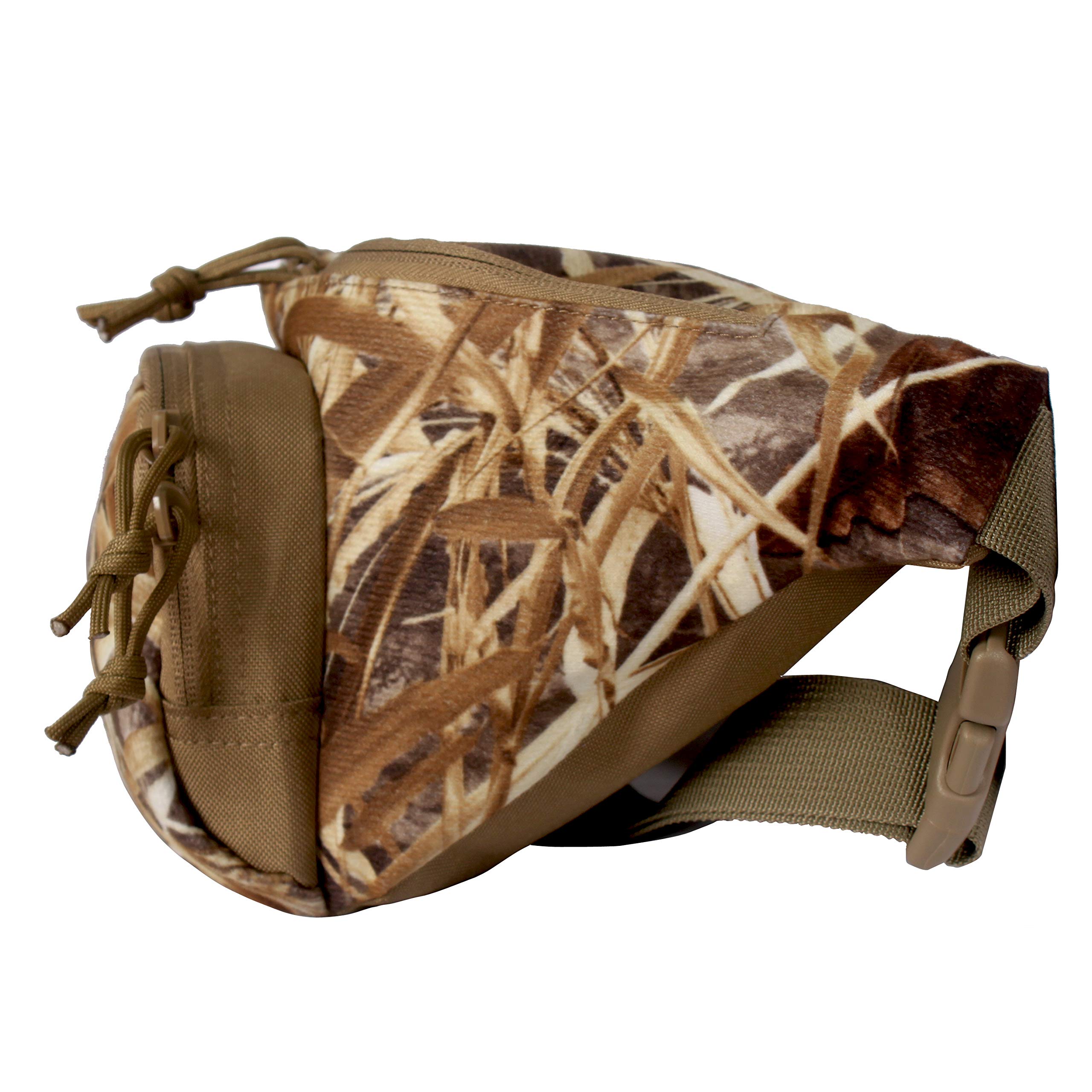 AUSCAMOTEK Hunting Fanny Pack for Men - Camouflage Waist Bag with Dry Grass Camo Design | Perfect for Hunting, Hiking, and Outdoor Adventures