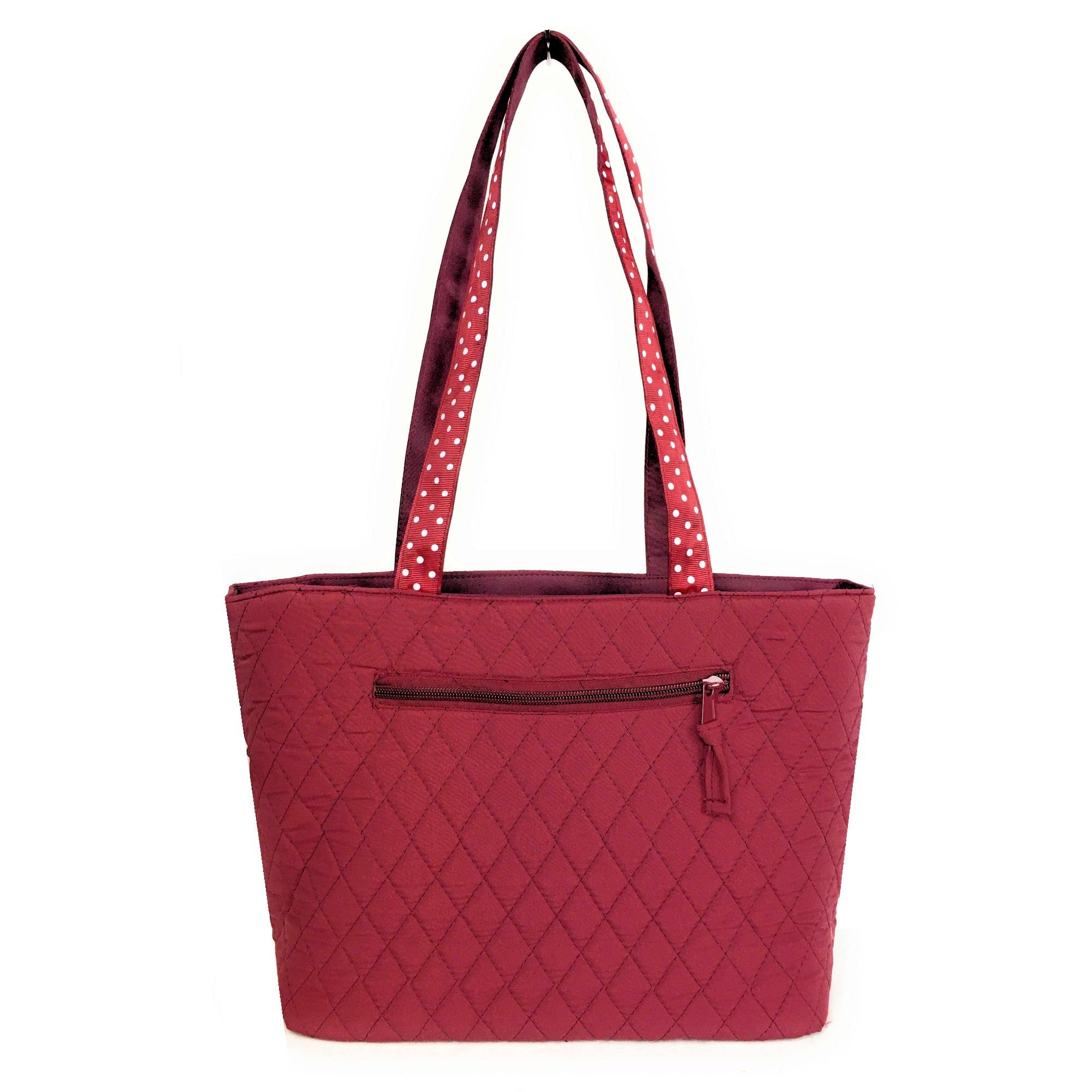Quilted Shoulder Tote Bag for Women - Stylish Crossbody Handbag Purse with Adjustable Strap - Perfect for Work, Travel & Daily Use
