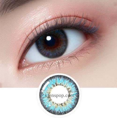 Charming Blue (Brianna) Colored Contact Lenses (2pcs) - 6 Month Supply - Perfect for Cosplay, Halloween & Costume Parties