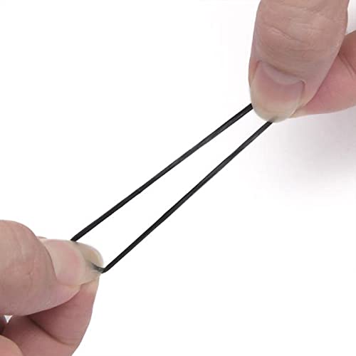 Professional #12 Black Rubber Bands for Tattoo Machines - High-Quality Tattoo Supply for Artists & Studios - Perfect for Tattoo Gun Maintenance & Needle Stability