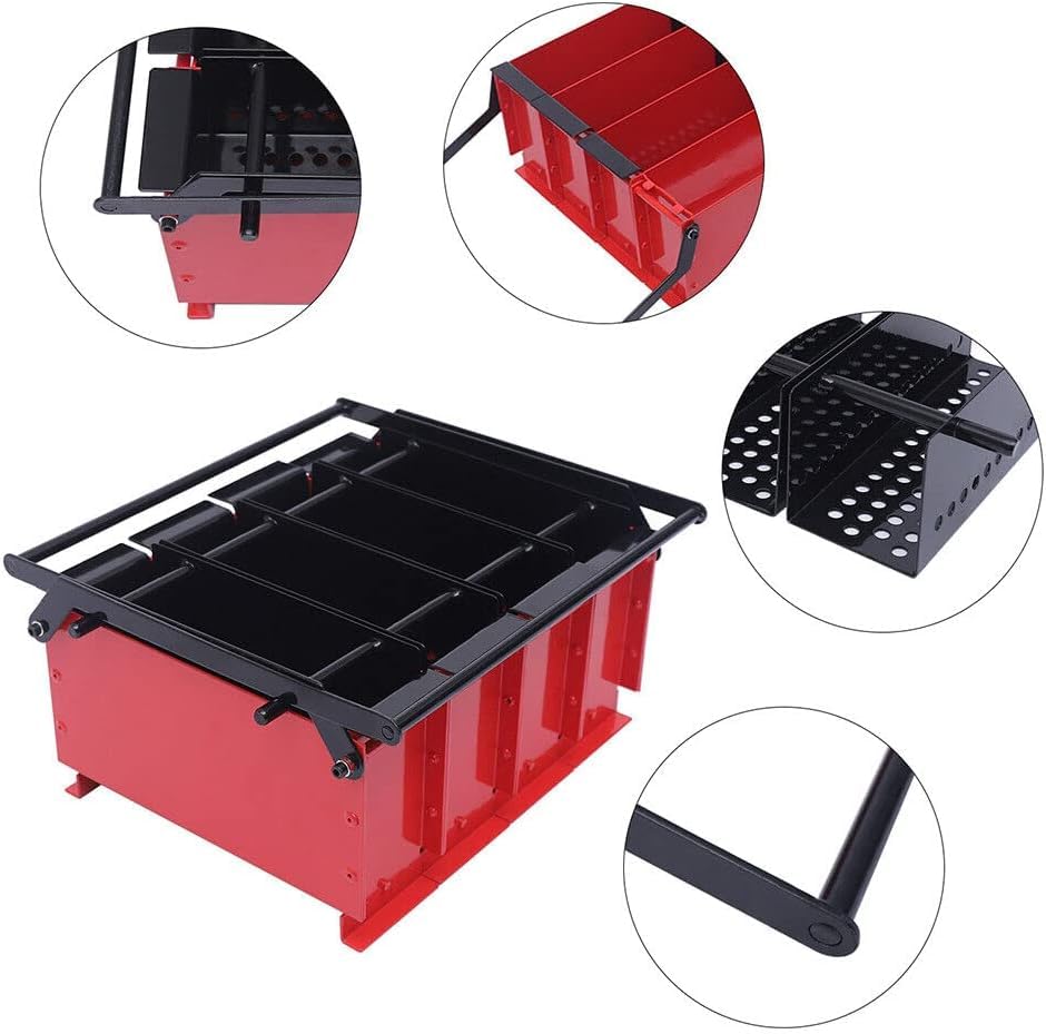 Heavy Duty Steel Manual Newspaper Briquette Press Machine - Recycle Waste Paper into Logs for Indoor & Outdoor Home Heating, Fireplace, Camping, and Emergency Fuel Use
