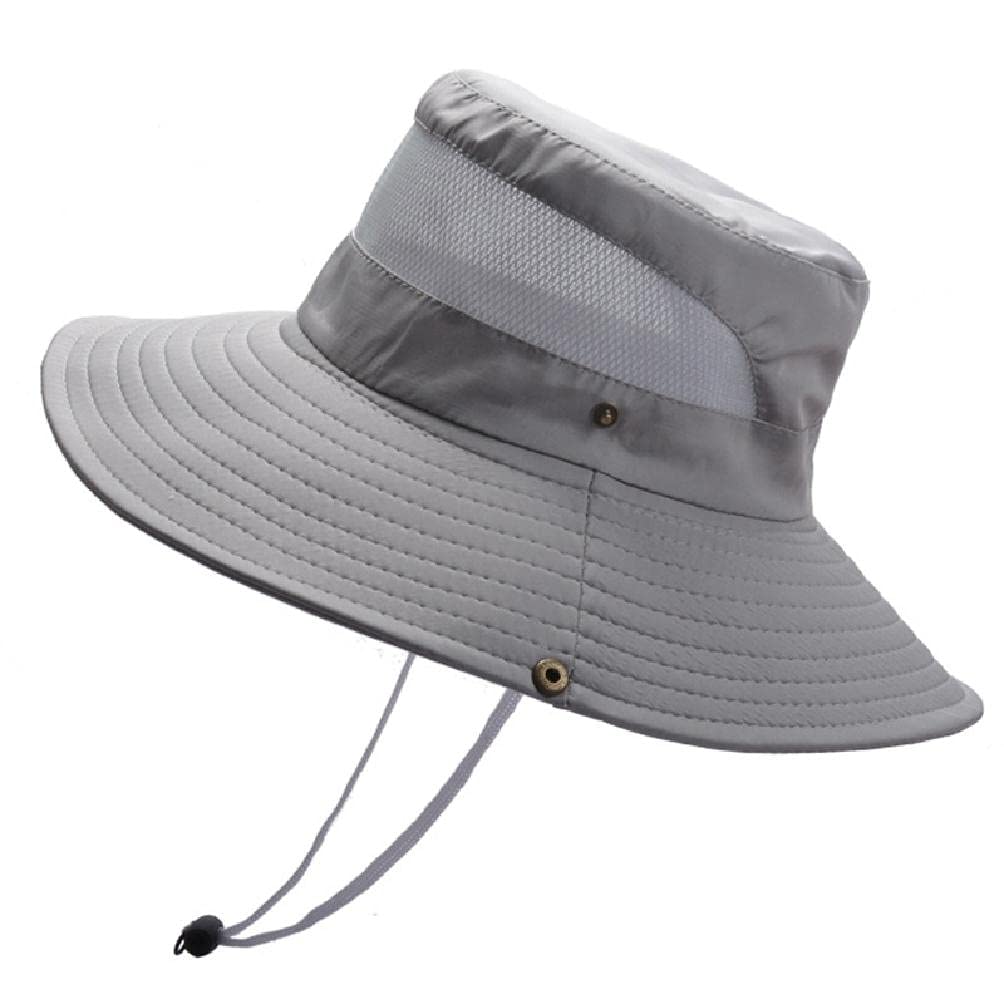 Yeahii UPF 50+ Sun Protection Boonie Hat - Breathable Wide Brim Outdoor Hat for Men & Women - Perfect for Hiking, Fishing, Travel, and Beach Activities