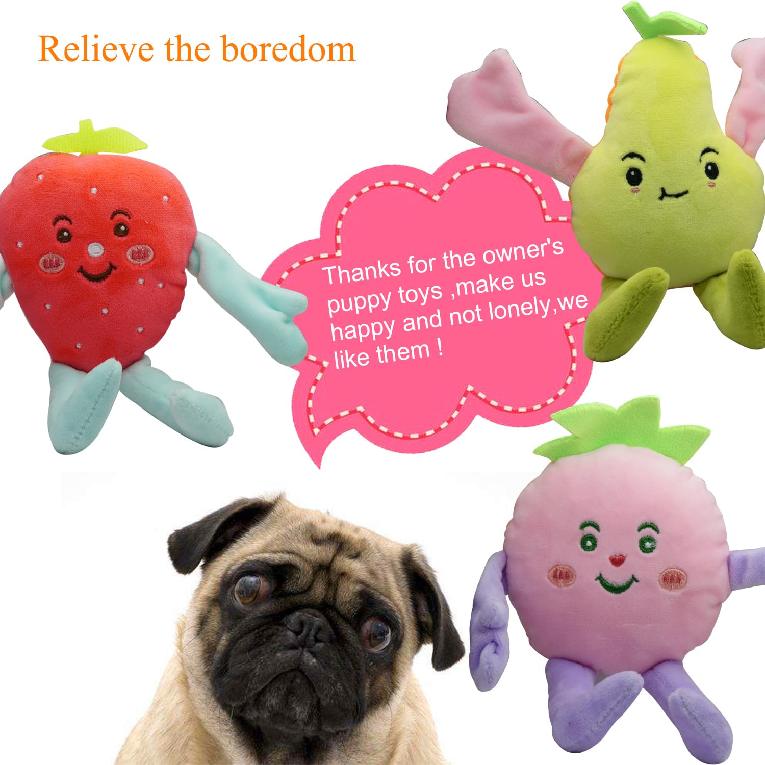 13 Pack Cute Carrot-Shaped Squeaky Dog Toys for Small Dogs & Puppies - Perfect for Chewing, Fetching, and Interactive Playtime