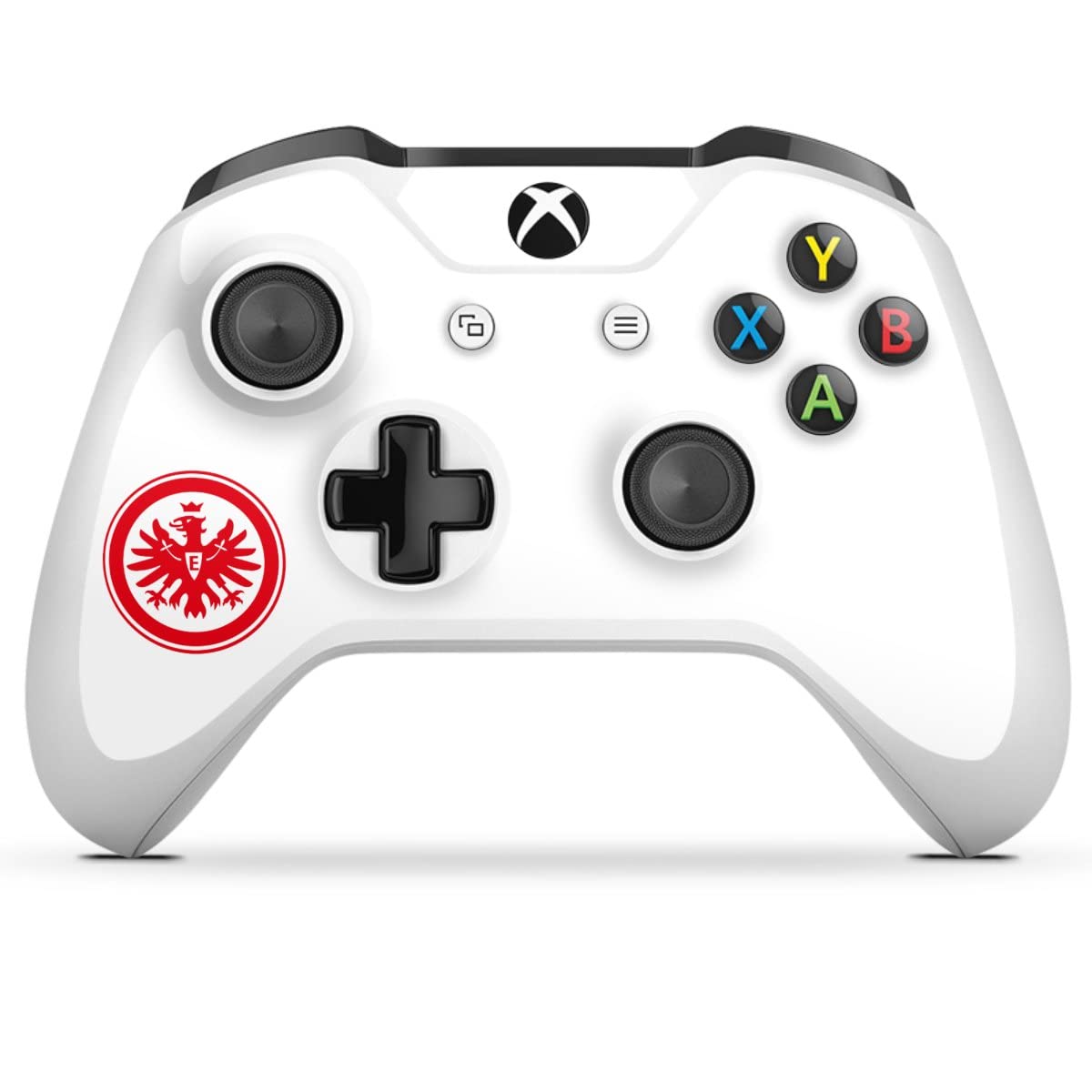 DeinDesign Xbox One S Skin - Officially Licensed Eintracht Frankfurt Sticker & Protective Film for Microsoft Console - Perfect for Gaming Setups & Fan Displays