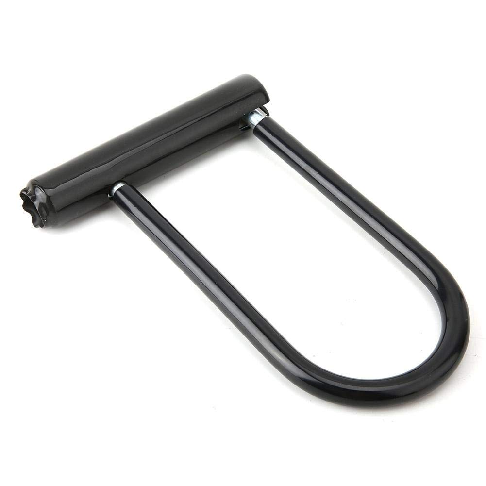 **Sonew Heavy Duty Zinc Alloy U-Lock - Anti-Theft Keyed Padlock for Motorcycle, Door, Bike, Fence & Shed Security (Black) - Ideal for Outdoor, Garage & Travel Protection**