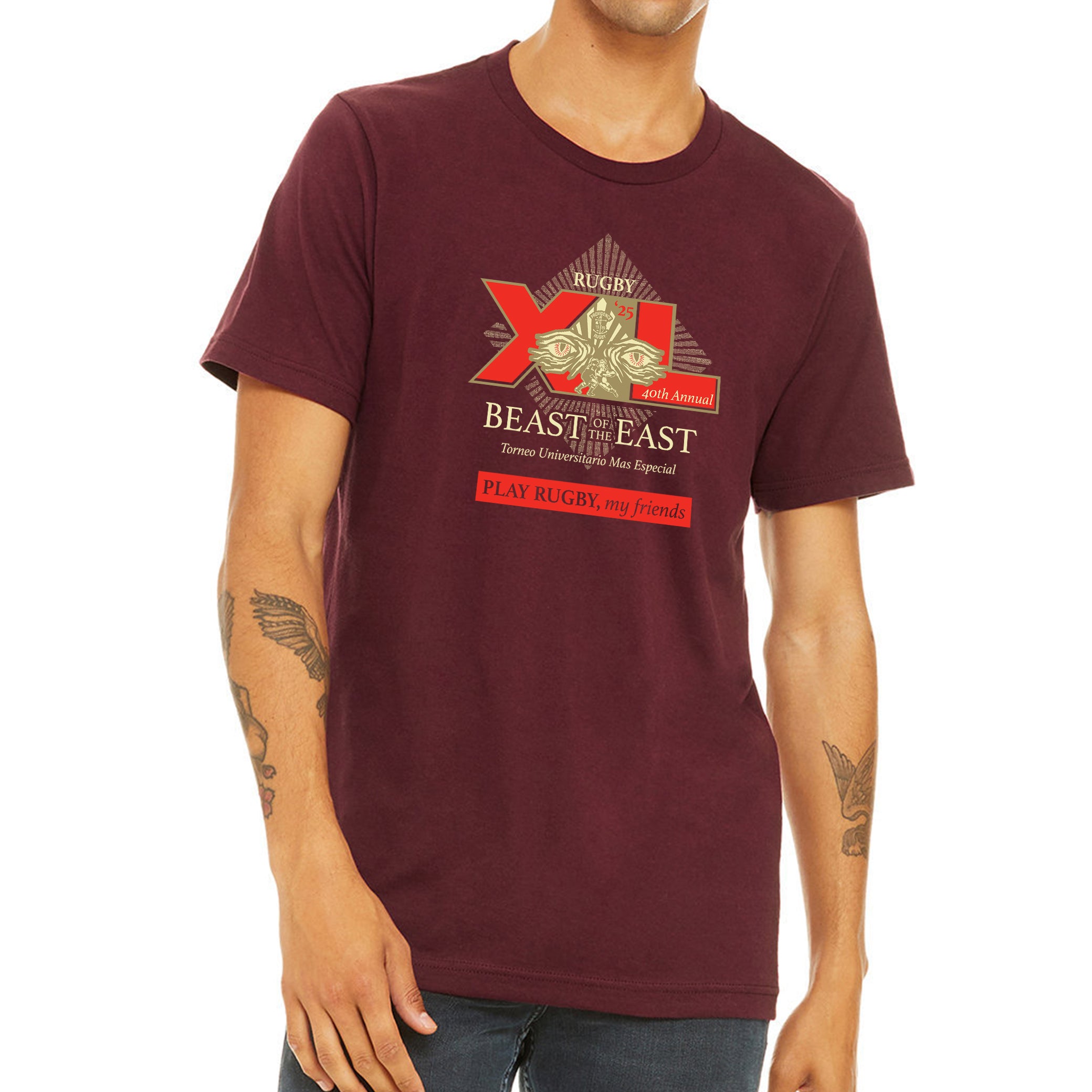 BOE '25 Dos Beast Graphic T-Shirt for Men - Cool Vintage Style Cotton Tee - Perfect for Casual Wear, Street Fashion & Everyday Outfits