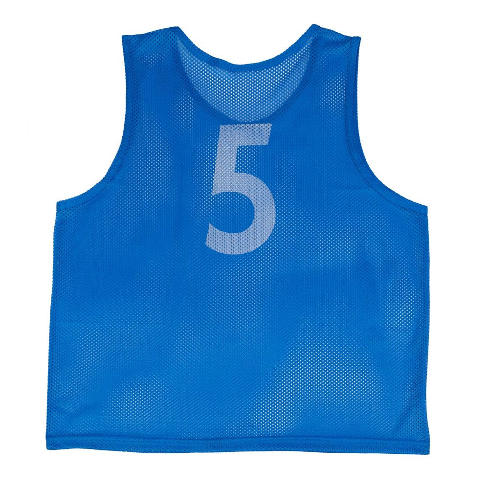 FC Mesh Numbered Training Bib Set for Adults - Royal Blue - Perfect for Soccer Practice, Team Sports & Gym Workouts