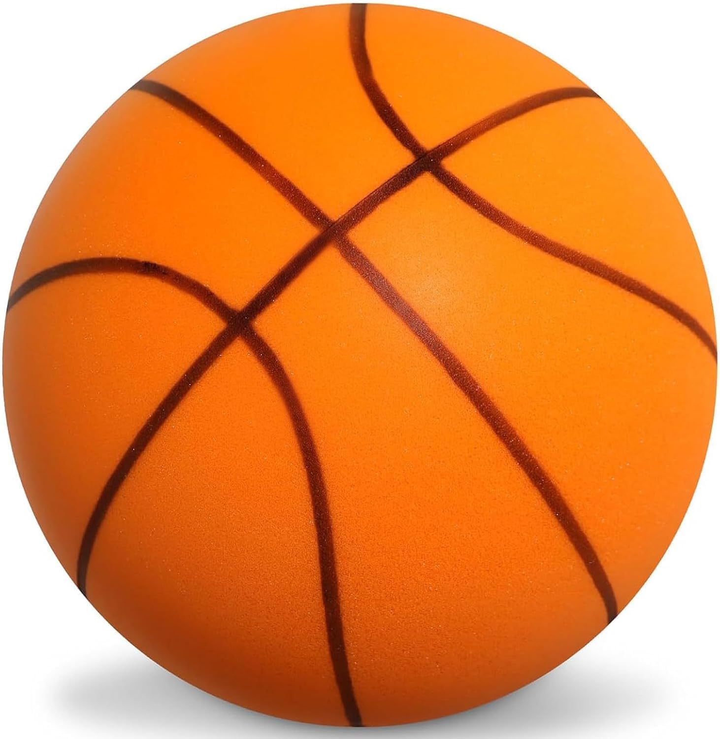 2024 Official Silent Basketball - High Density Mute Training Ball for Indoor/Outdoor Use | Size 5 (25.5