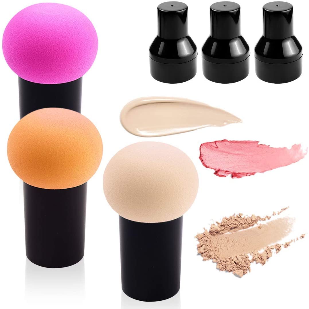 AVTY Beauty Blender Set - 3 Pack Premium Cosmetic Sponges for Flawless Makeup Application | Perfect for Foundation, Concealer & Powder Blending
