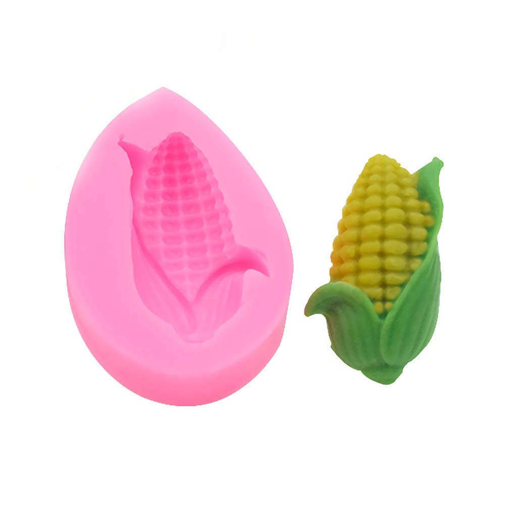 Premium Corn-Shaped Silicone Fondant Mold for Chocolate, Candy, Cupcake & Cake Decorating - Polymer Clay & Epoxy Resin Jewelry Making Tools - Perfect for Baking, DIY Crafts & Party Treats