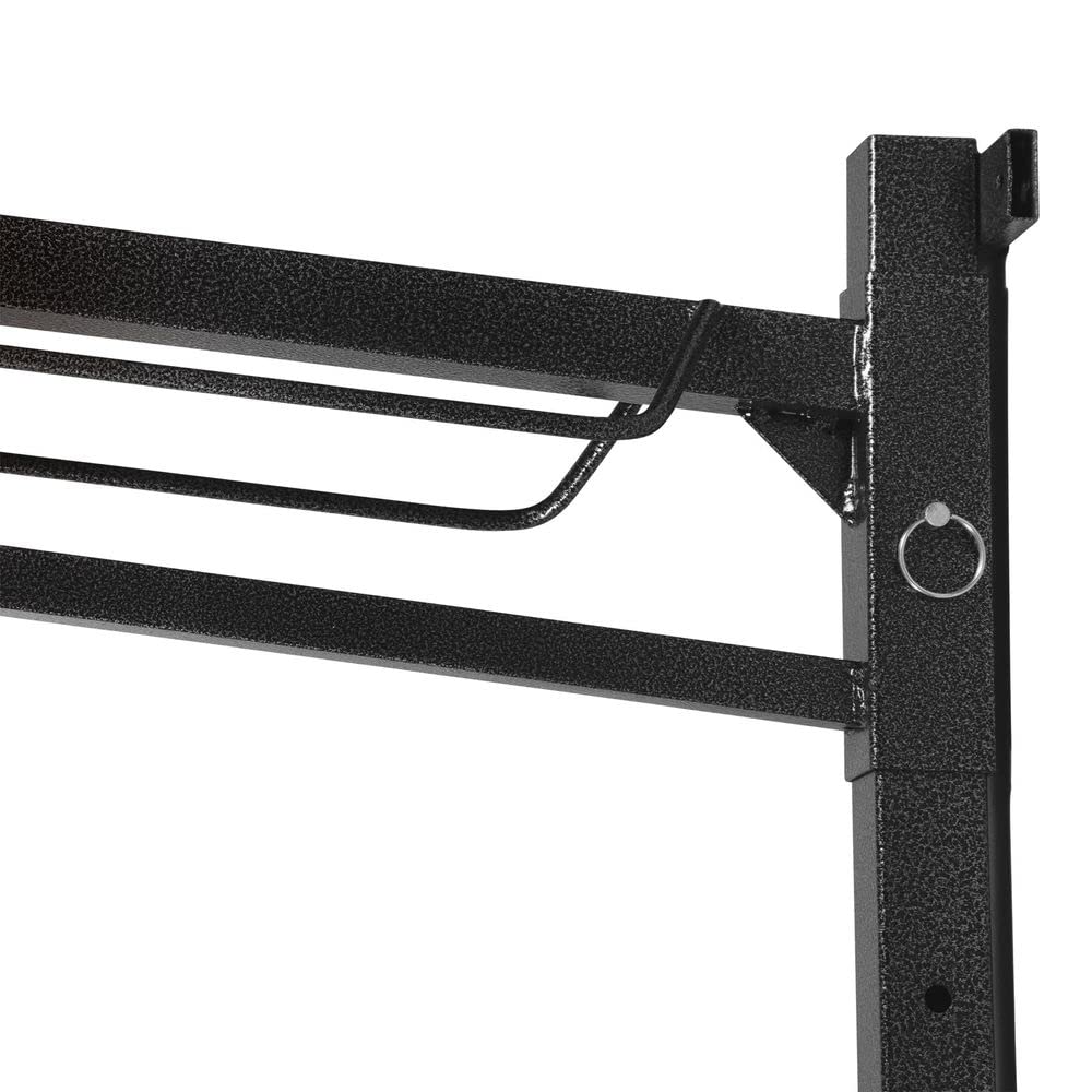 Premium Adjustable Saddle Rack with Pad Bars - Heavy Duty 4-Tier Horse Tack Organizer for Western & English Riding | Stable, Barn & Trailer Storage Solution