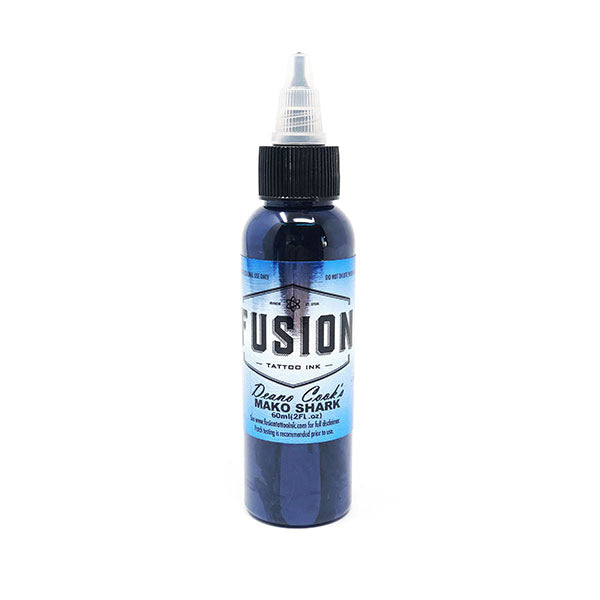 Fusion Deano Cook Mako Shark Ink - Premium Tattoo Ink for Professional Artists - Perfect for Realistic Shark Tattoos and Marine Life Designs
