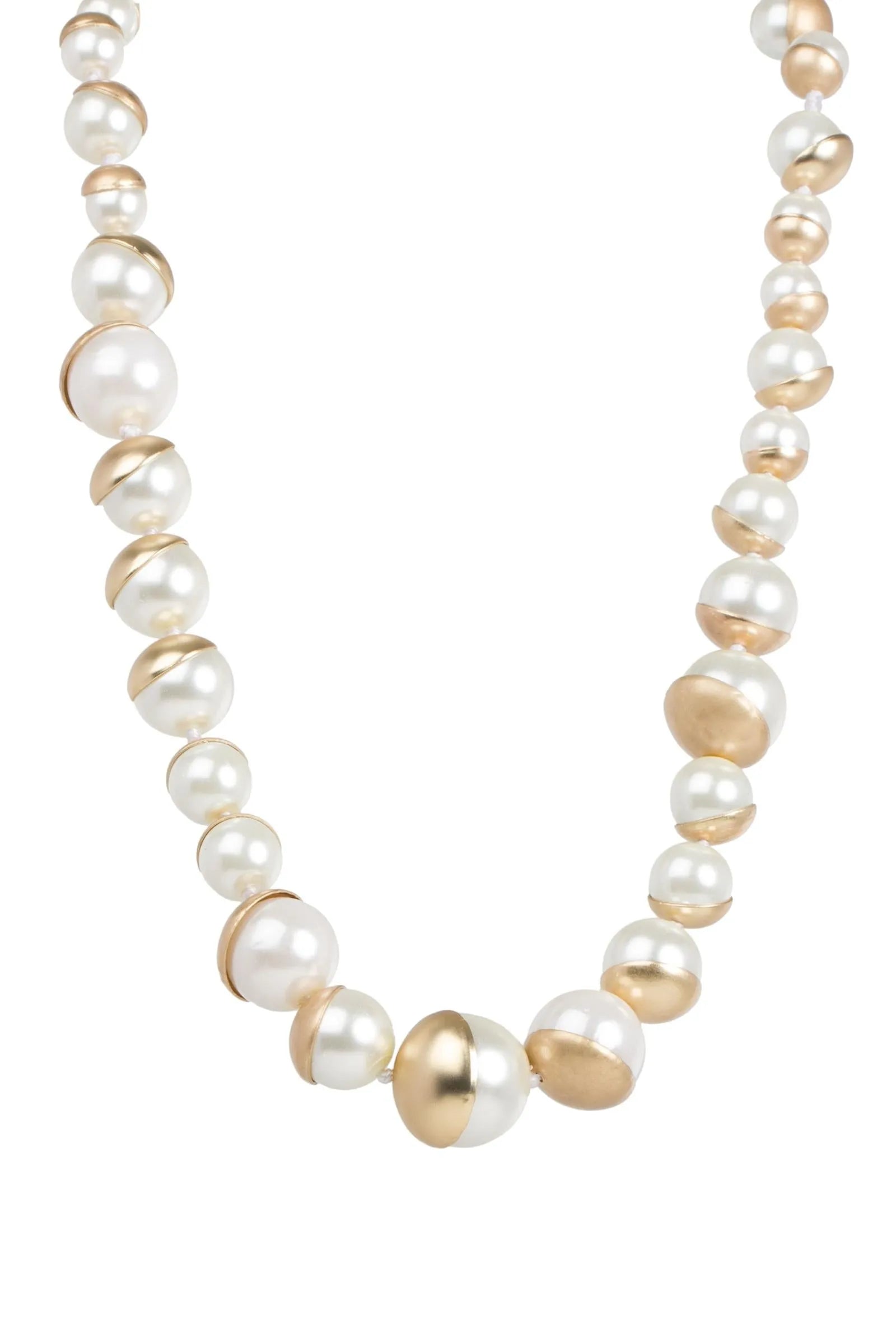 Elegant Pearl Gold Chain Necklace for Women - Versatile Layering Jewelry for Daily Wear, Parties & Special Occasions