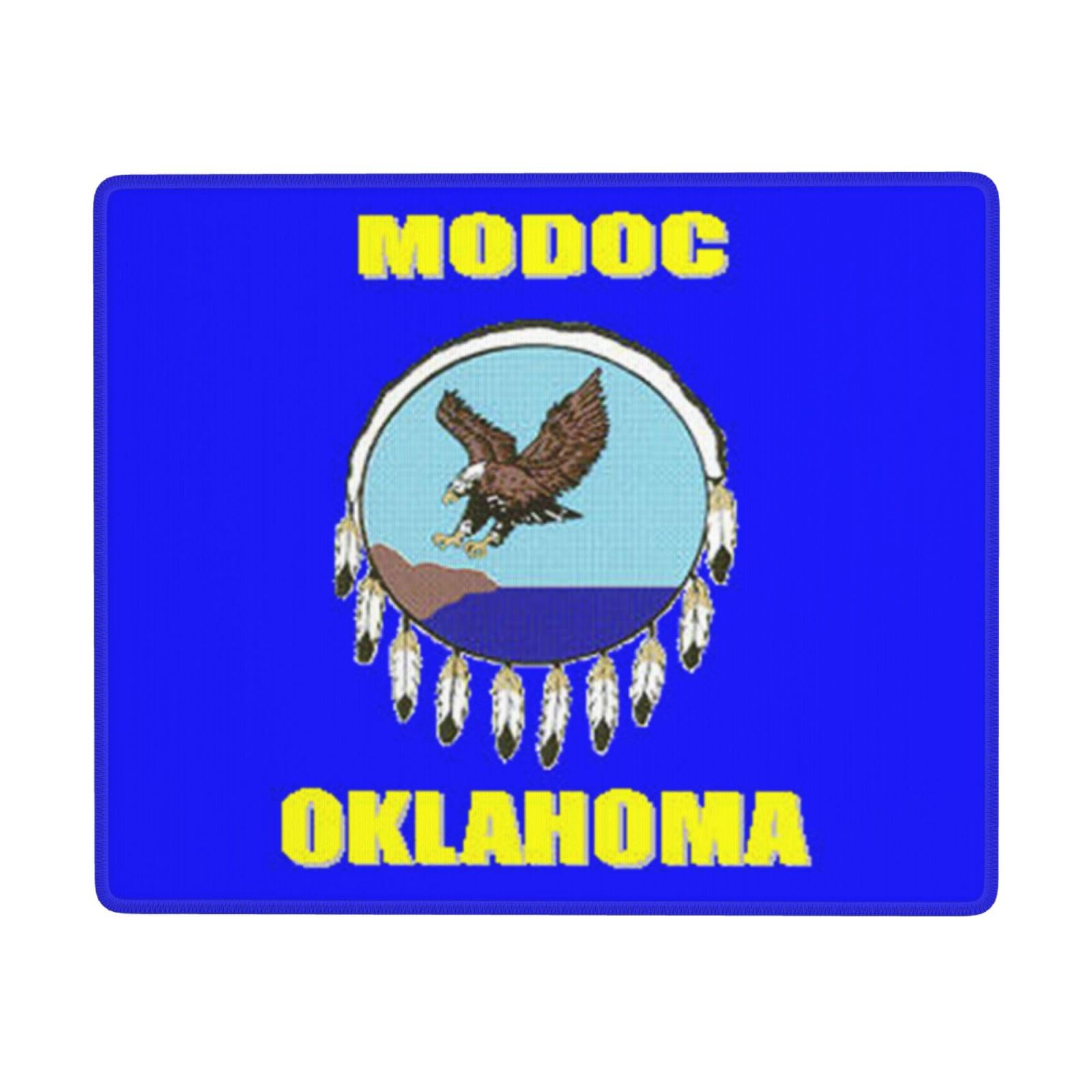 SIYTUAU Modoc Oklahoma Mouse Pad - Waterproof Non-Slip Rubber Gaming Mouse Pad (7x9 in) for Laptop & Office Use - Perfect for Work, Gaming & Home Office Setup