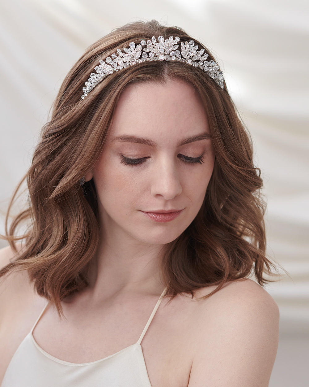 Christine Tiara - Elegant Rhinestone Bridal Hair Accessories for Weddings, Prom & Special Occasions
