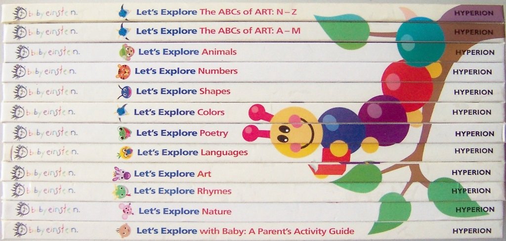 Baby Einstein Learning Library - 12 Educational Books for Toddlers: Explore, Nature, Rhymes, Art, Languages & More | Perfect for Early Learning & Gift Giving