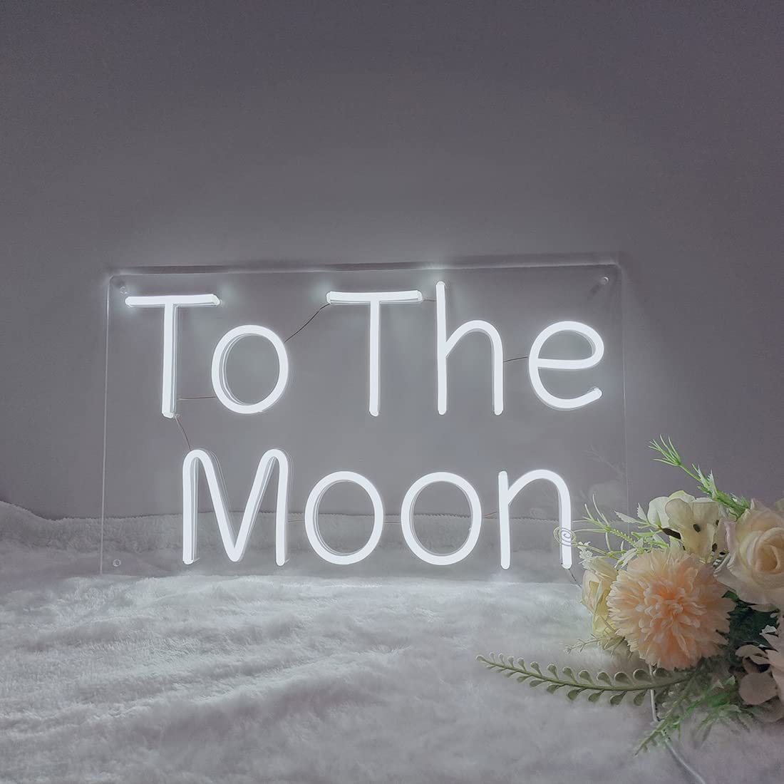 Britrio LED Neon Moon Light Sign - 16.5