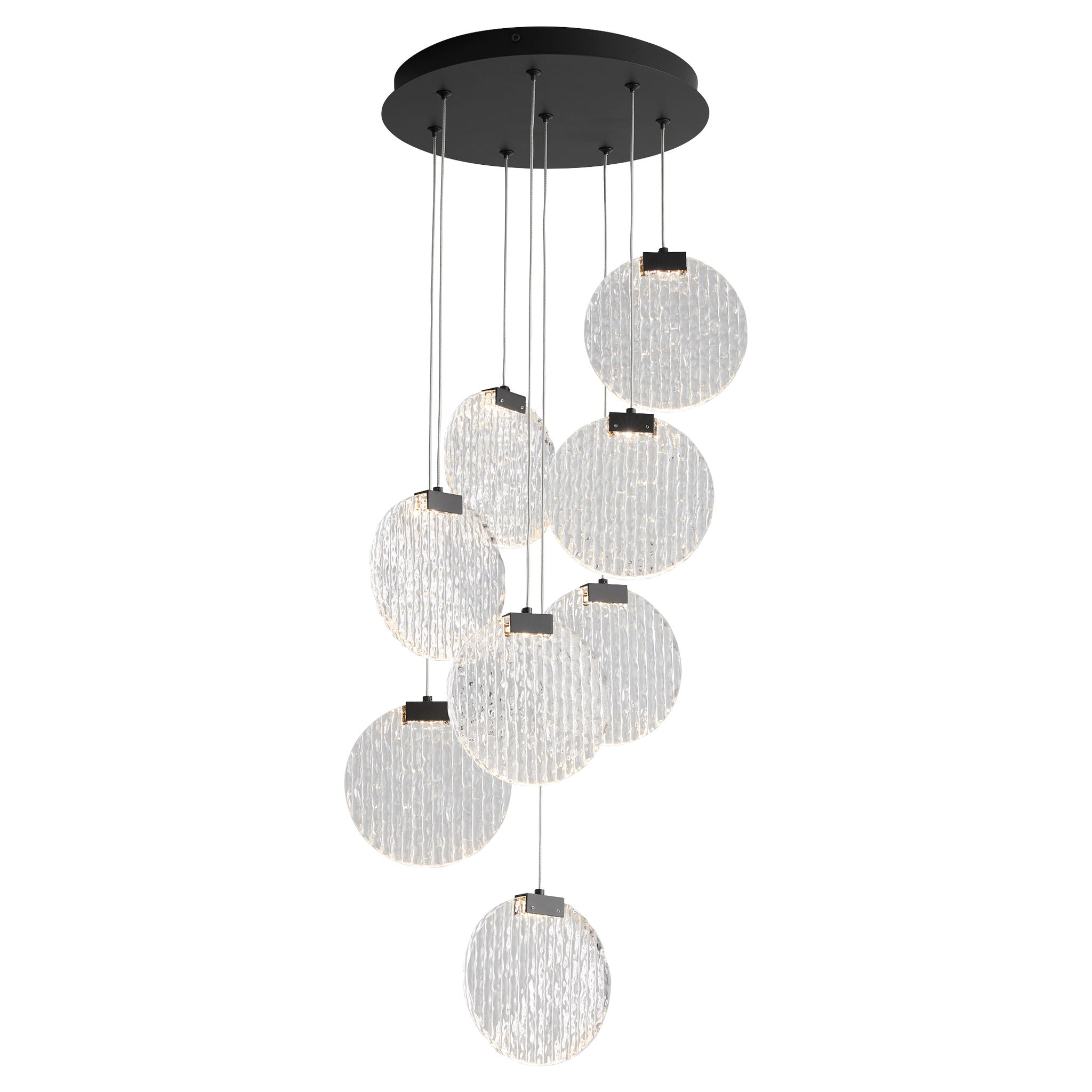 Oxygen Axiom 3 6051 15 Pendants Necklace in Black - Elegant Layering Jewelry for Women, Perfect for Everyday Wear and Special Occasions