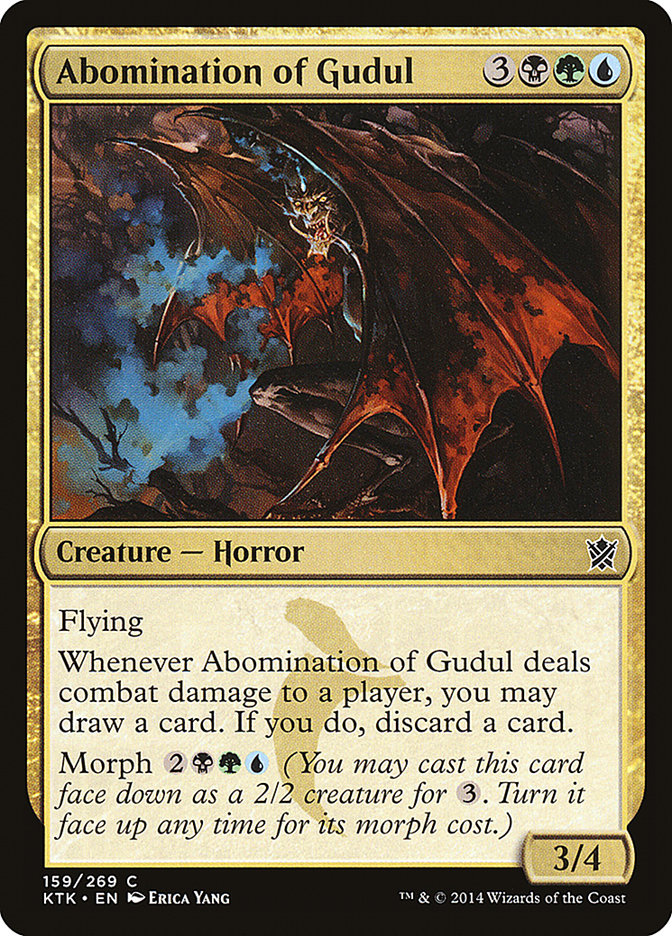 Abomination of Gudul - Khans of Tarkir MTG Card - Rare Magic: The Gathering Collectible - Perfect for Commander & Modern Decks