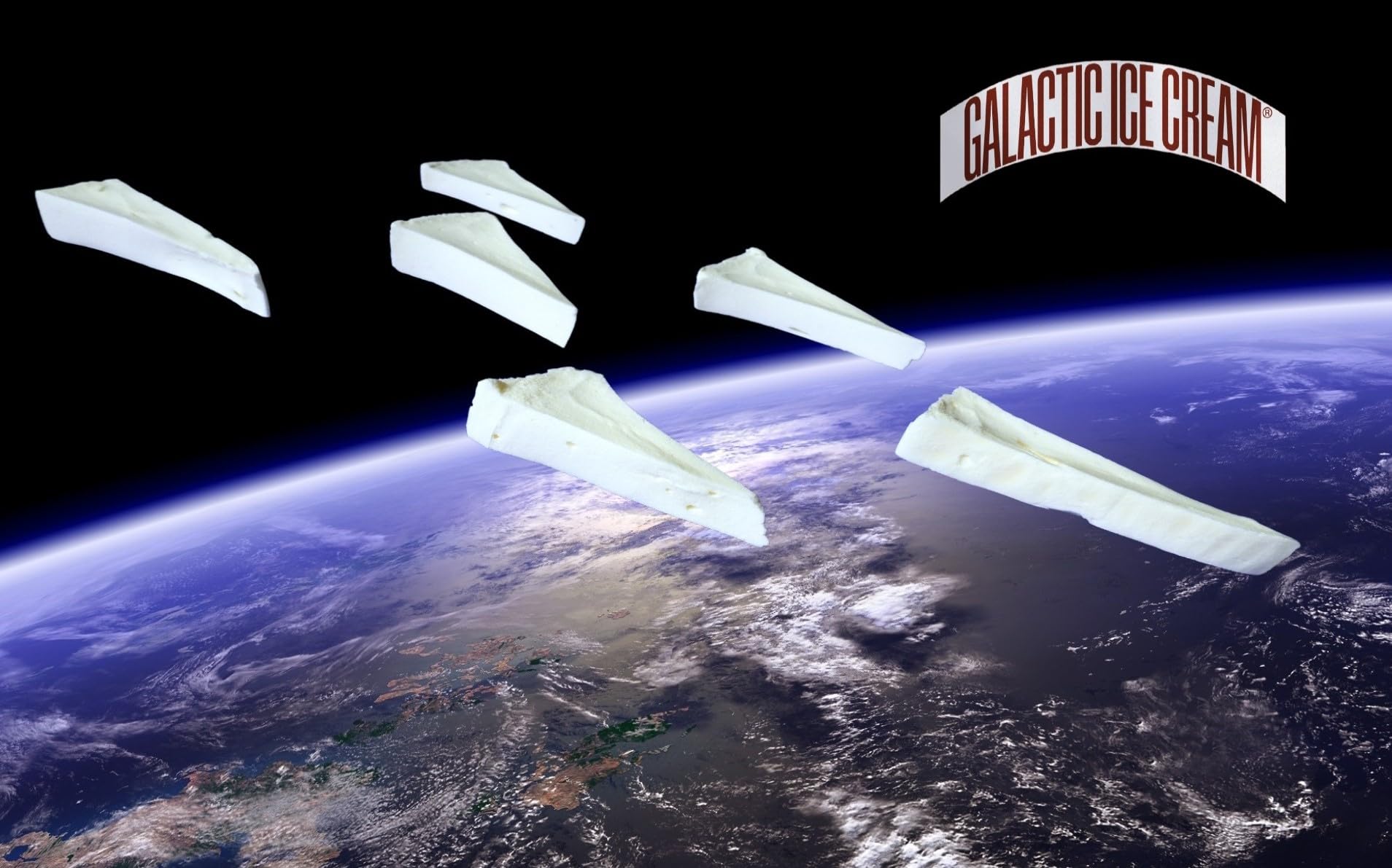 Freeze Dried Ice Cream - Gourmet Vanilla, Chocolate, Strawberry & Salted Caramel Flavors - Artisan Crafted Space Food with Simple Ingredients - Perfect for Camping, Hiking & Space Enthusiasts - Galactic Freeze Dried Dessert Snacks (Grey Alien Vanilla)