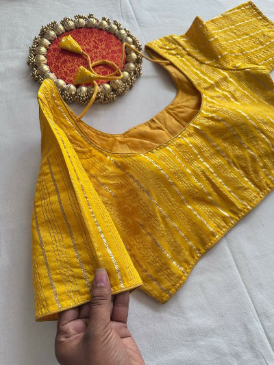 Stylish Cotton Designer Stitched Ready-to-Wear Saree Blouse for Women | Perfect for Weddings, Parties & Festive Occasions