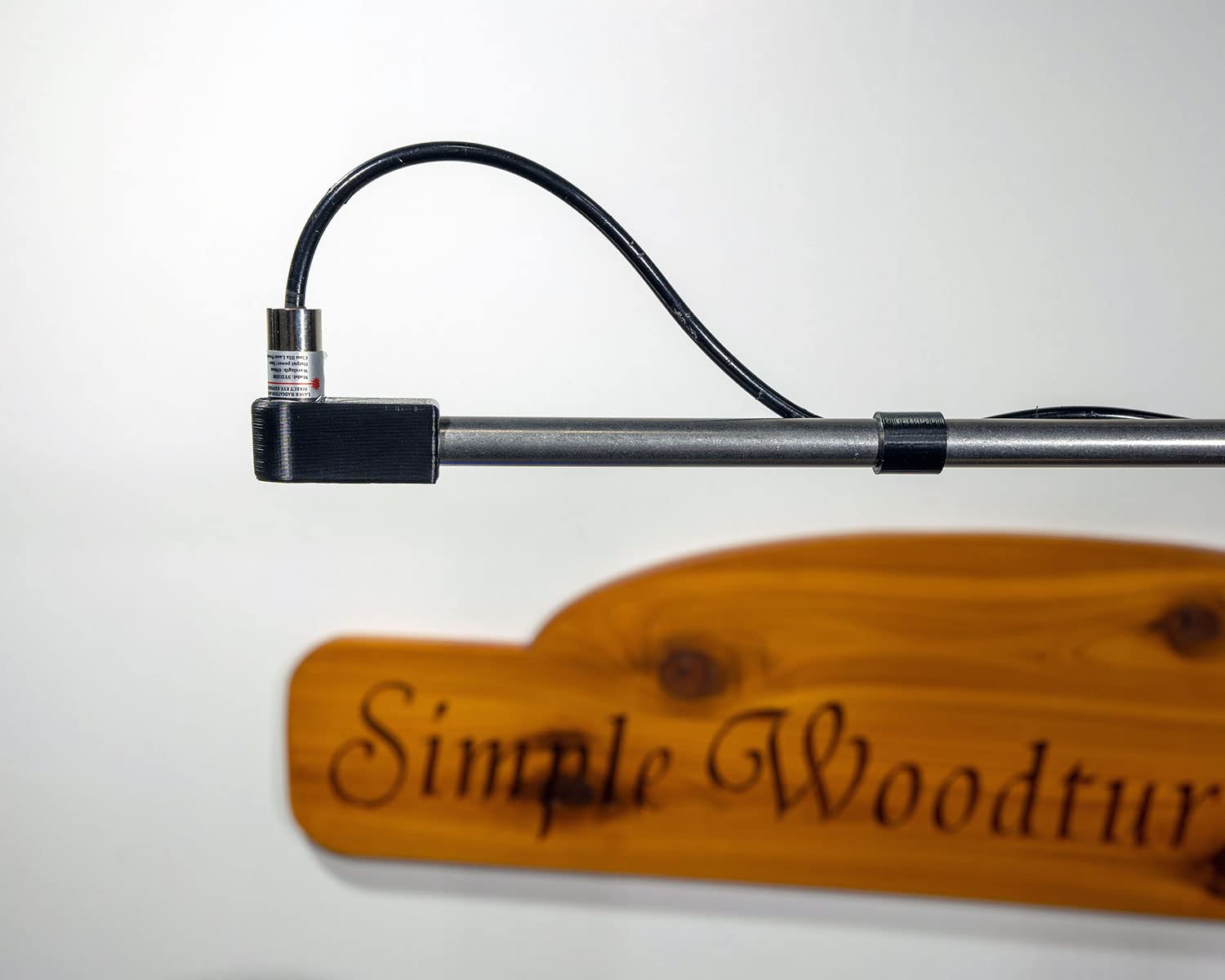 Laser Hollowing System for Woodturning - Stabilizer & Guide for Hollowing Wood with Full-Size Woodturning Tools | Perfect for Bowl Turning, Vase Making & Lathe Projects (SHS with Laser)