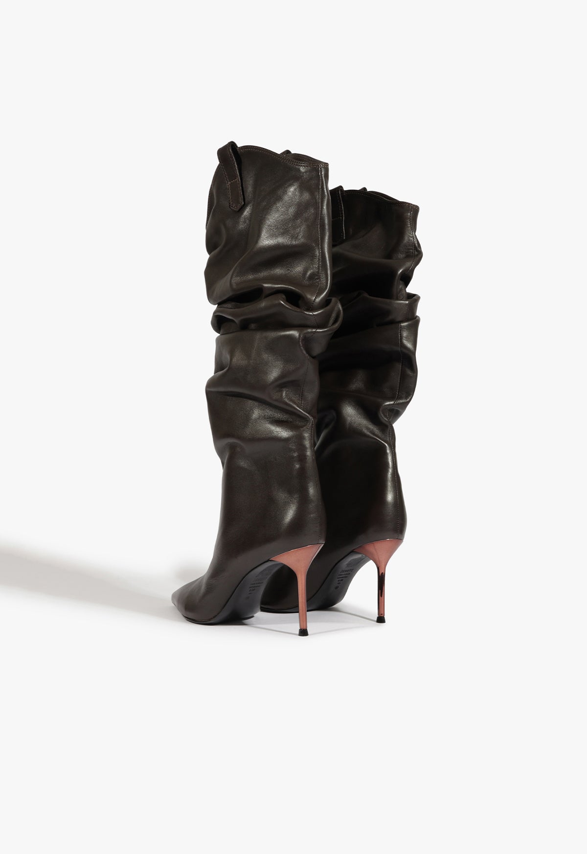 Beverly Atanado Leather Boots for Women - Mid Heel Height 24mm (Style S2209500200002) | Comfortable & Stylish for Office, Parties & Everyday Wear