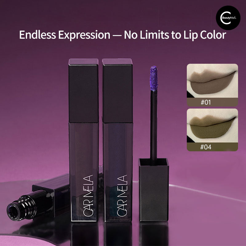CARMELA Mutant Wasteland Matte Liquid Lipstick - Long Lasting Vegan Lip Clay for Cosplay, Halloween & Gothic Makeup - Perfect for Costume Parties, Comic Con & Alternative Fashion Looks