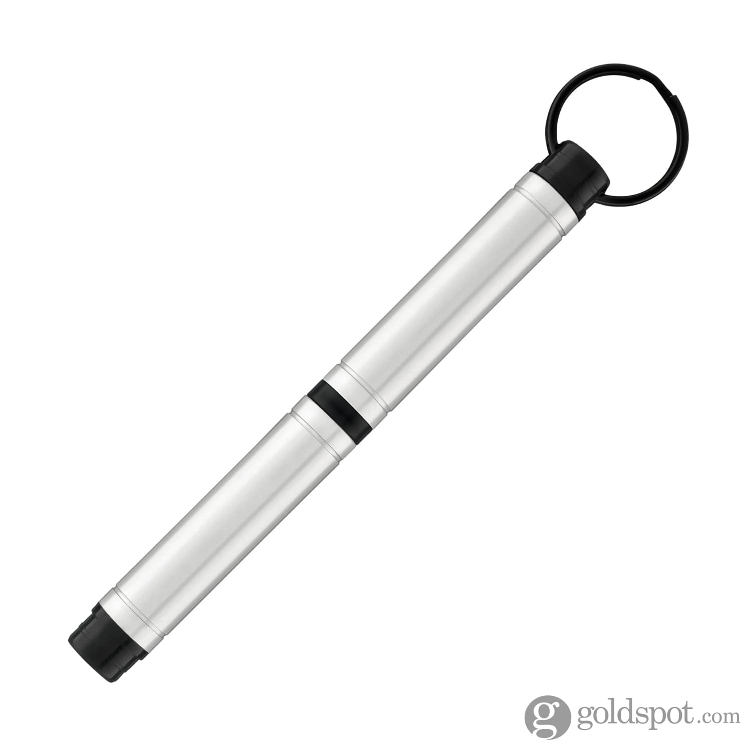 Fisher Space Pen Backpacker Ballpoint Pen - Refillable Aluminum Keychain Pen for Outdoor Adventures, Hiking, Camping & Everyday Carry (Clear Anodized Finish)