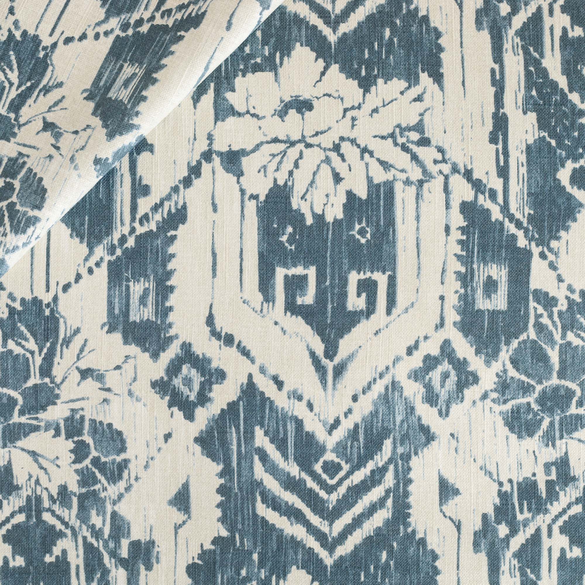 Premium Merida Fabric - 100% Cotton Indigo Dyed Textile for Quilting, Upholstery & DIY Crafts | Soft, Durable & Fade-Resistant Material for Home Decor & Sewing Projects