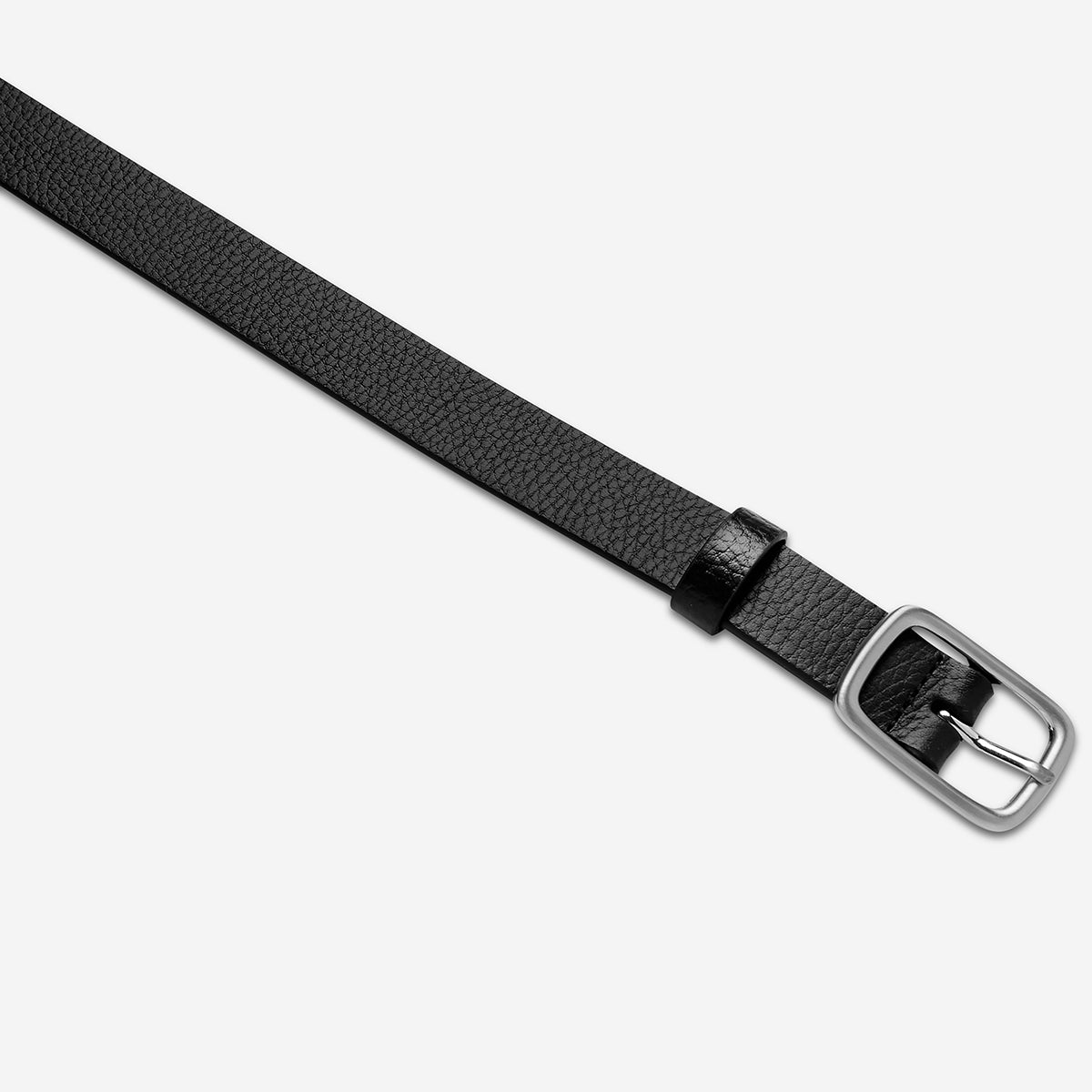 Nobody's Fault Belt - Stylish Black & Silver Adjustable Waist Belt for Men & Women | Perfect for Casual Wear, Jeans, and Everyday Outfits