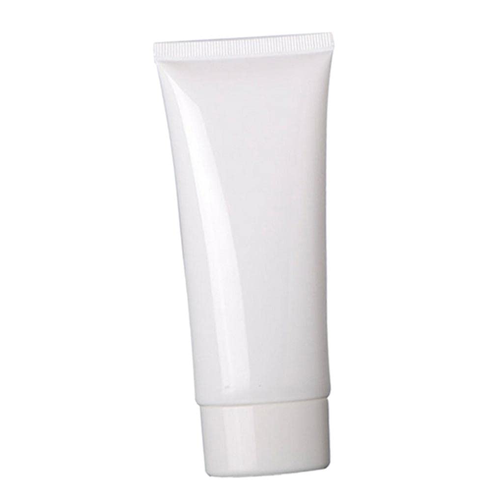 GAH PVC Squeeze Tubes 100ml - Leak-Proof Travel Containers for Hand Cream, Hair Gel & Cosmetics | Portable Sample Bottles for Toiletries, Skincare & DIY Projects