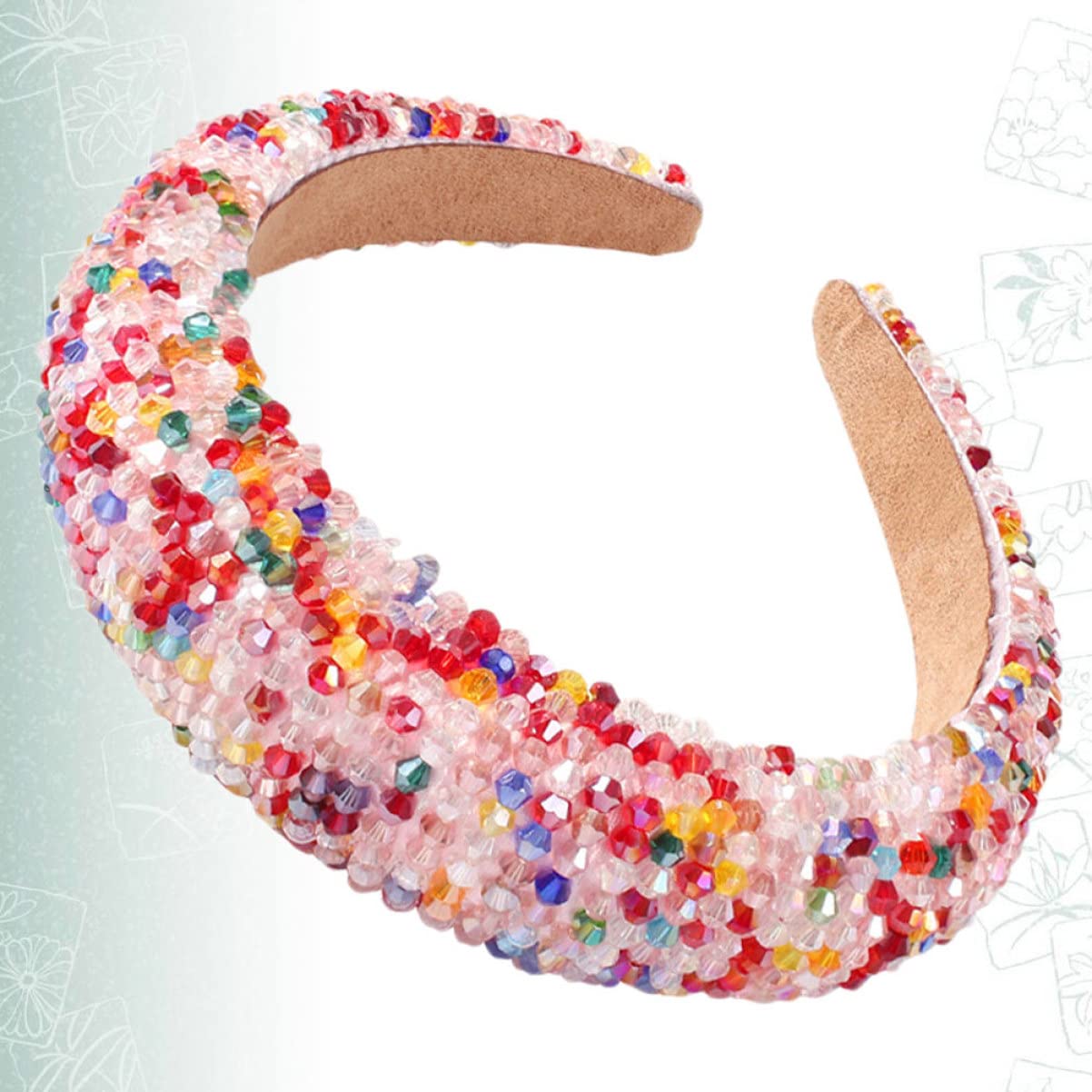 3 Pcs Crystal Wedding Hair Hoop Headbands for Women & Girls - Rhinestone Bridal Hair Accessories for Weddings, Parties & Special Events