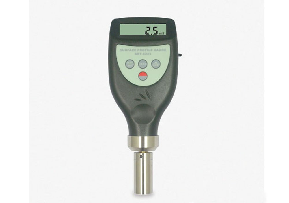 SRT-6223 Digital Surface Profile Gauge - Portable Roughness Tester for Metal, Concrete & Wood - Accurate Paint, Coating & Corrosion Measurement Tool (Ideal for Construction, Automotive & Industrial Use)
