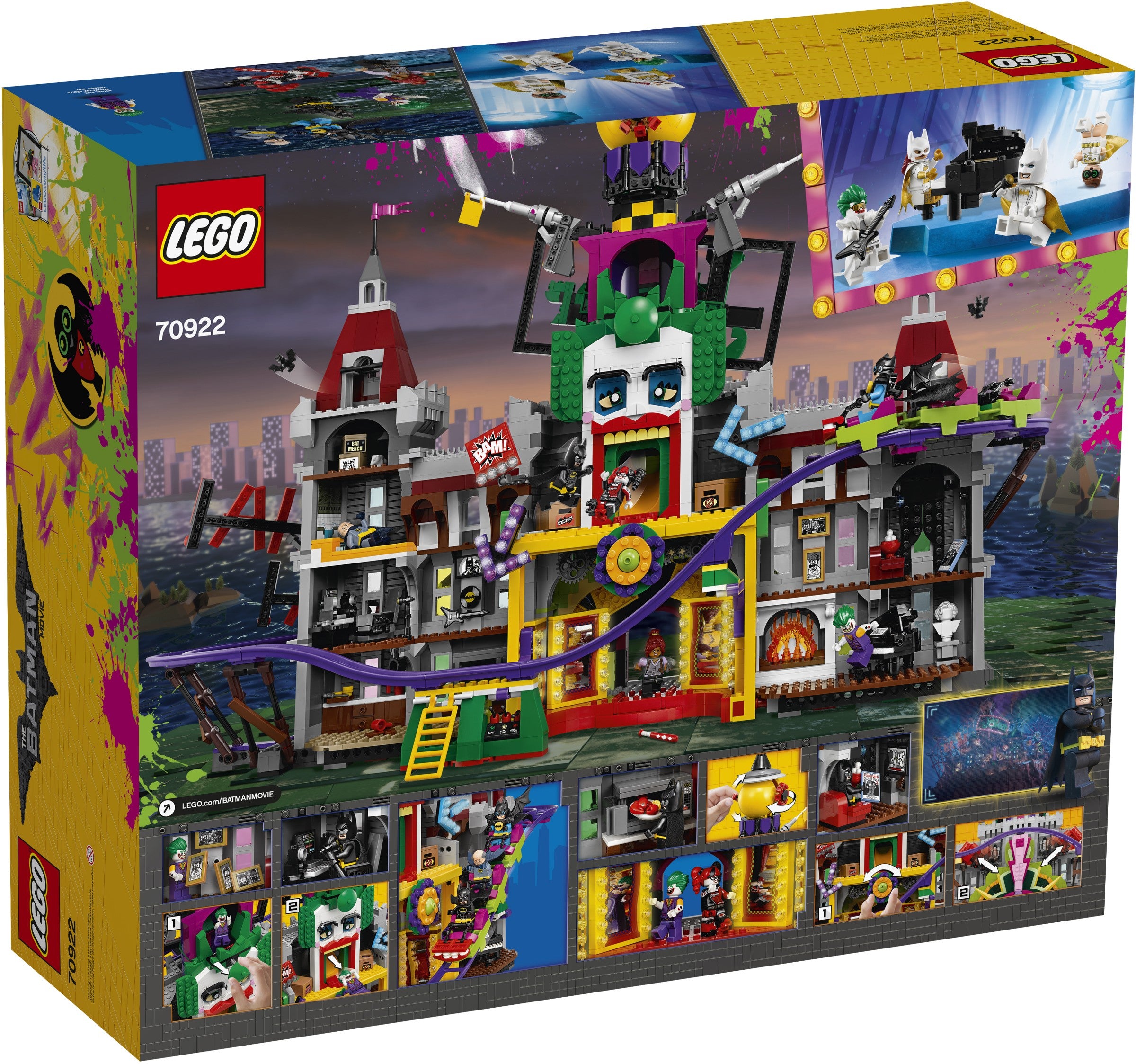 LEGO 70922 The Joker Manor Building Set - DC Comics Super Heroes Collection - Perfect for Collectors & Display - Creased Box - Great for Play, Gifts & Home Decor