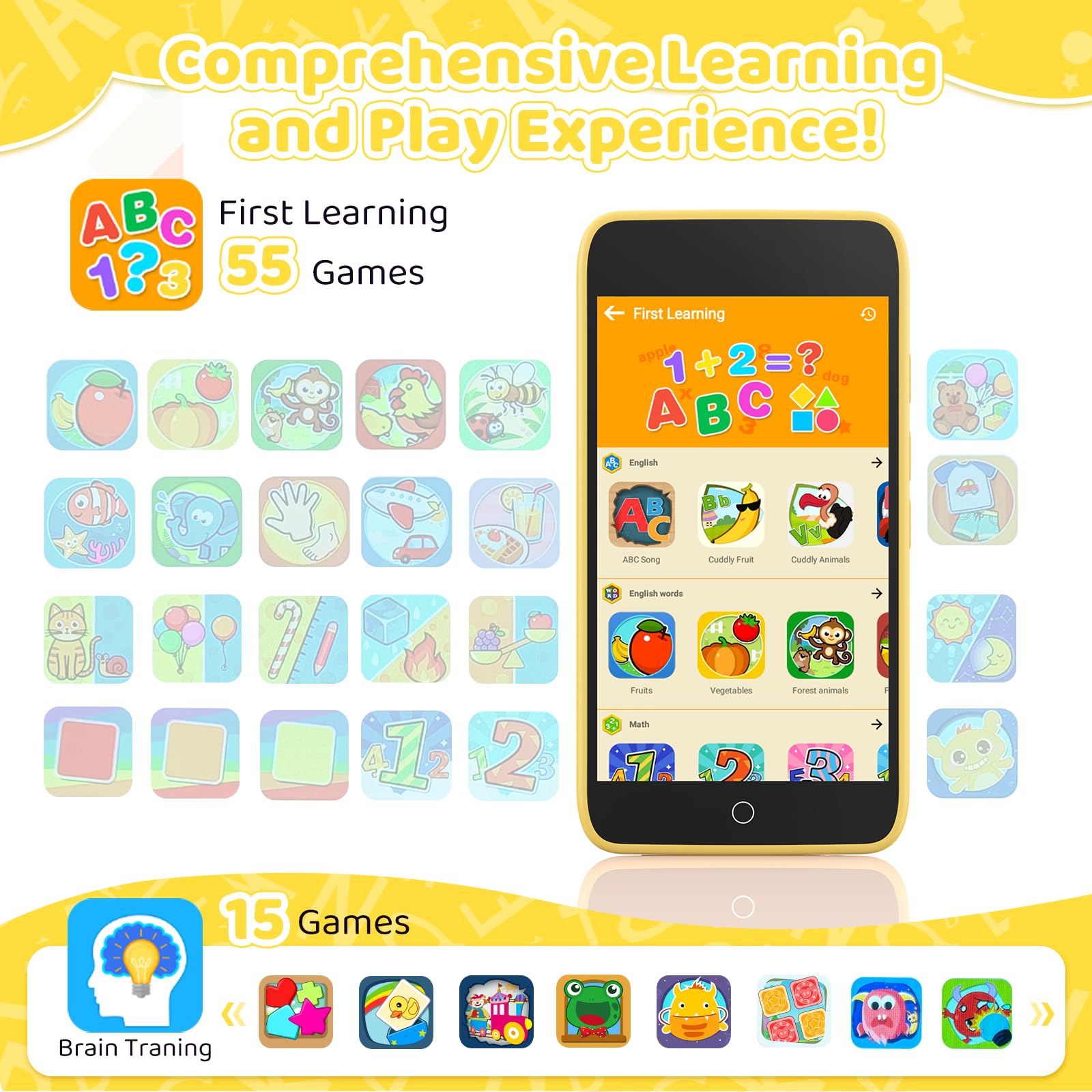 Best Kids Smart Phone Gift for Boys & Girls Ages 3-12 - 3.97