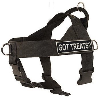 No Pull Dog Harness for Small Dogs - Adjustable Pet Vest Harness with Reflective Strips (Black, X-Small, Fits 21-25 Inch Chest) - Perfect for Walking, Training & Outdoor Adventures