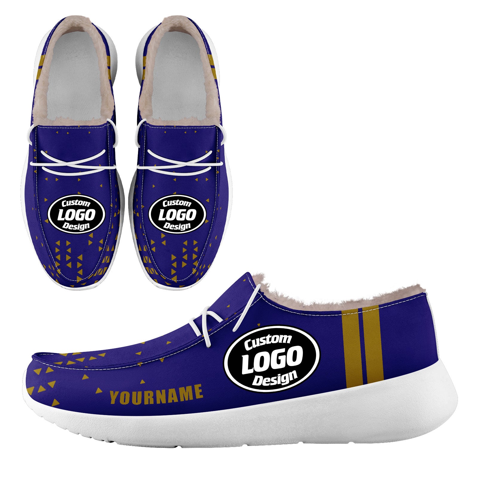 Custom Blue & Yellow Baltimore Shoes - Personalized Sneakers for Men & Women | Comfortable & Stylish for Walking, Running & Casual Wear (FN042 D020279)