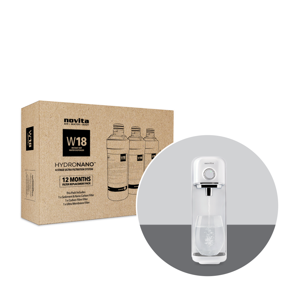 W18 HydroNano™ Replacement Water Filter Cartridges - 3 Pack | Compatible with HydroNano™ Filtration Systems | Perfect for Home, Office & RV Use