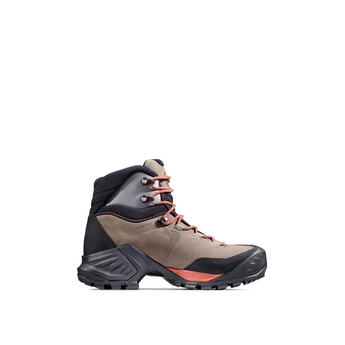 Mammut Trovat Tour High GTX Women's Hiking Shoes - Waterproof Ankle Boots for Outdoor Trekking & Trail Running, Bungee/Apricot Color - Perfect for Mountain Climbing & Backpacking Adventures